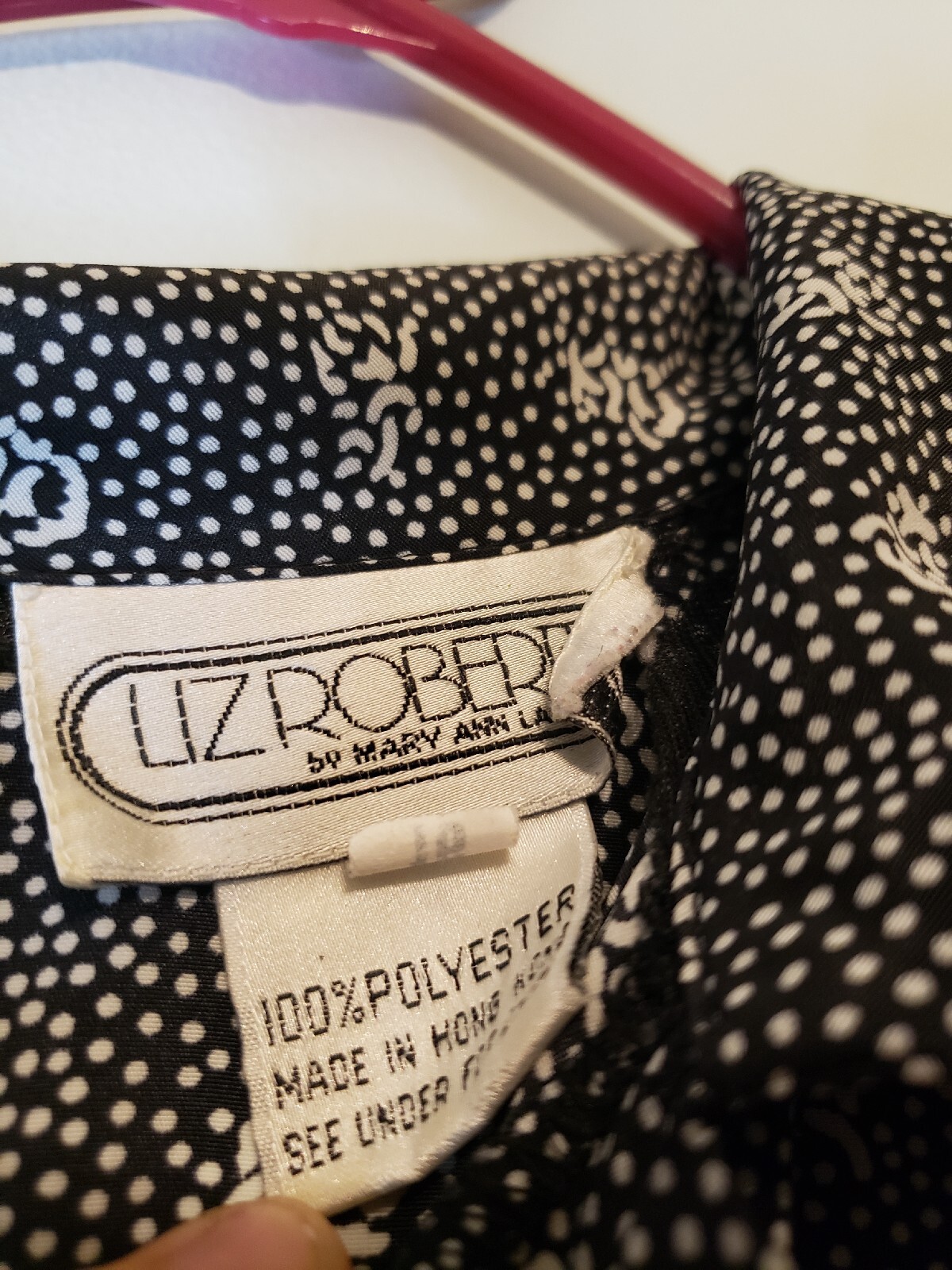 Vtg Liz Roberts by Mary Ann Lamonte Womens 16 Midi Dress Black Floral Capelet