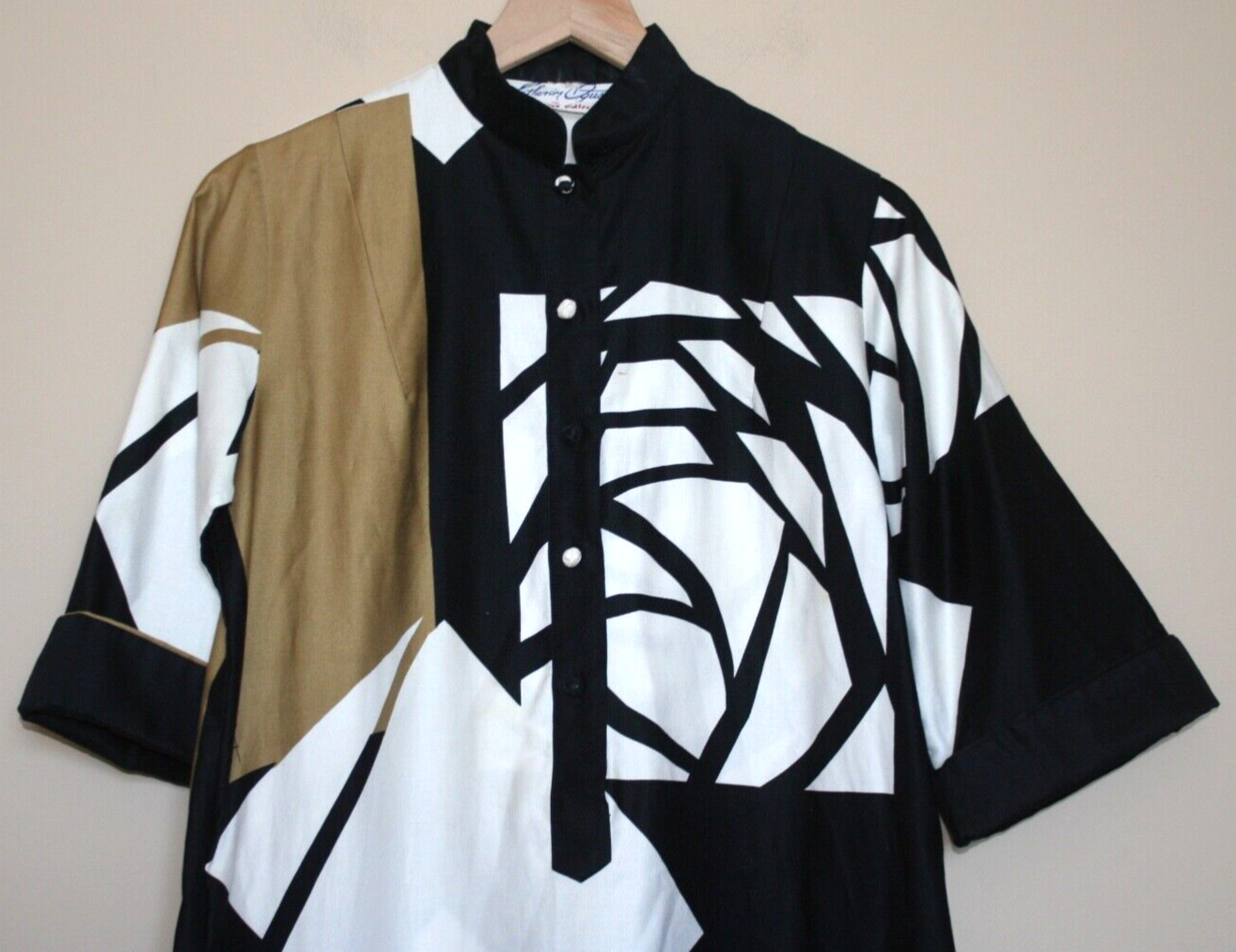 Vintage Catherine Ogust Dress Penthouse Gallery Size Medium 8 10 Mod 1970s 1980s
