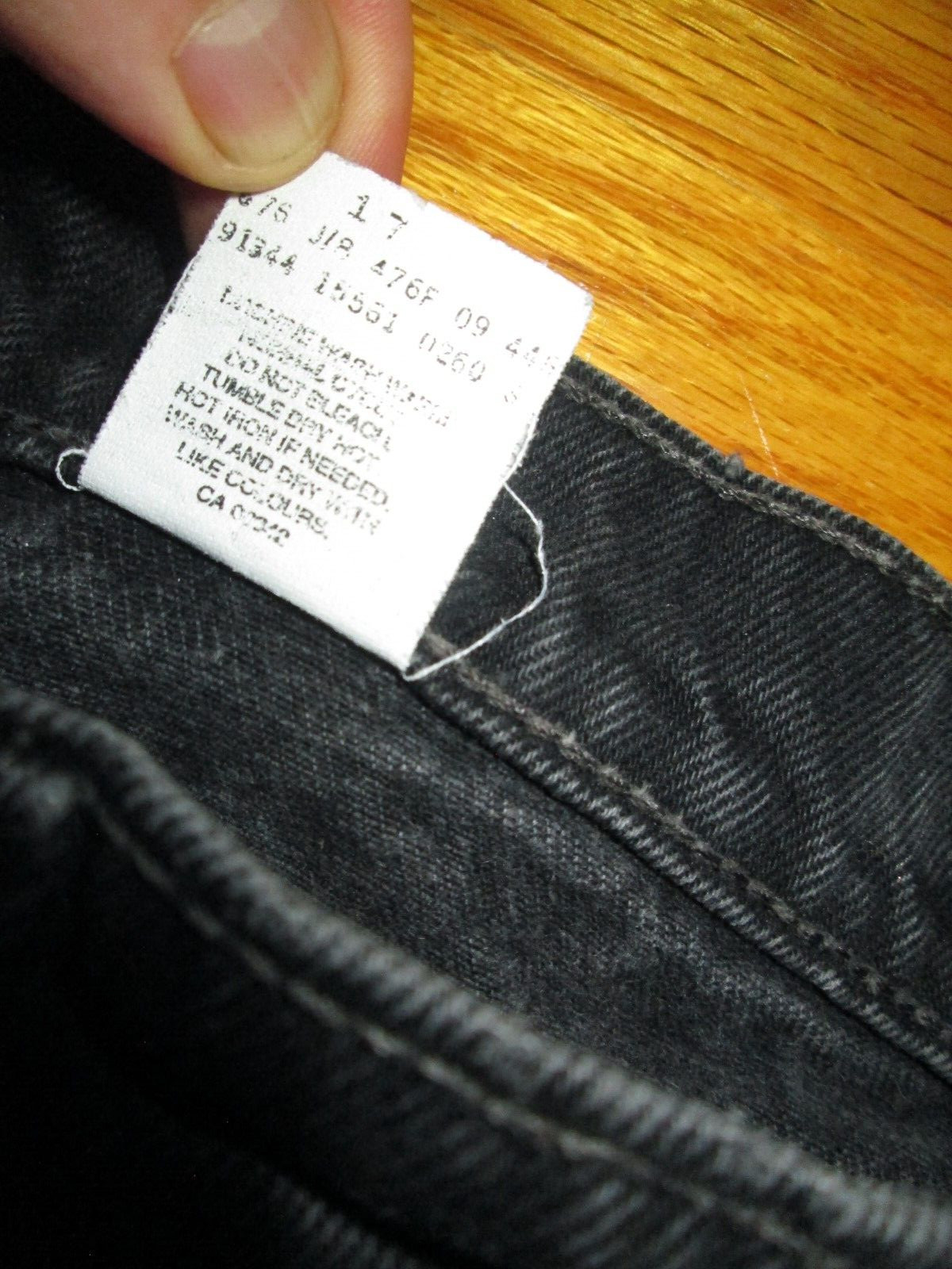 Women 1994 ? LEVI’S Vtg 90s 560 Loose Fit Jeans dark wash 32×30 actual 12 R