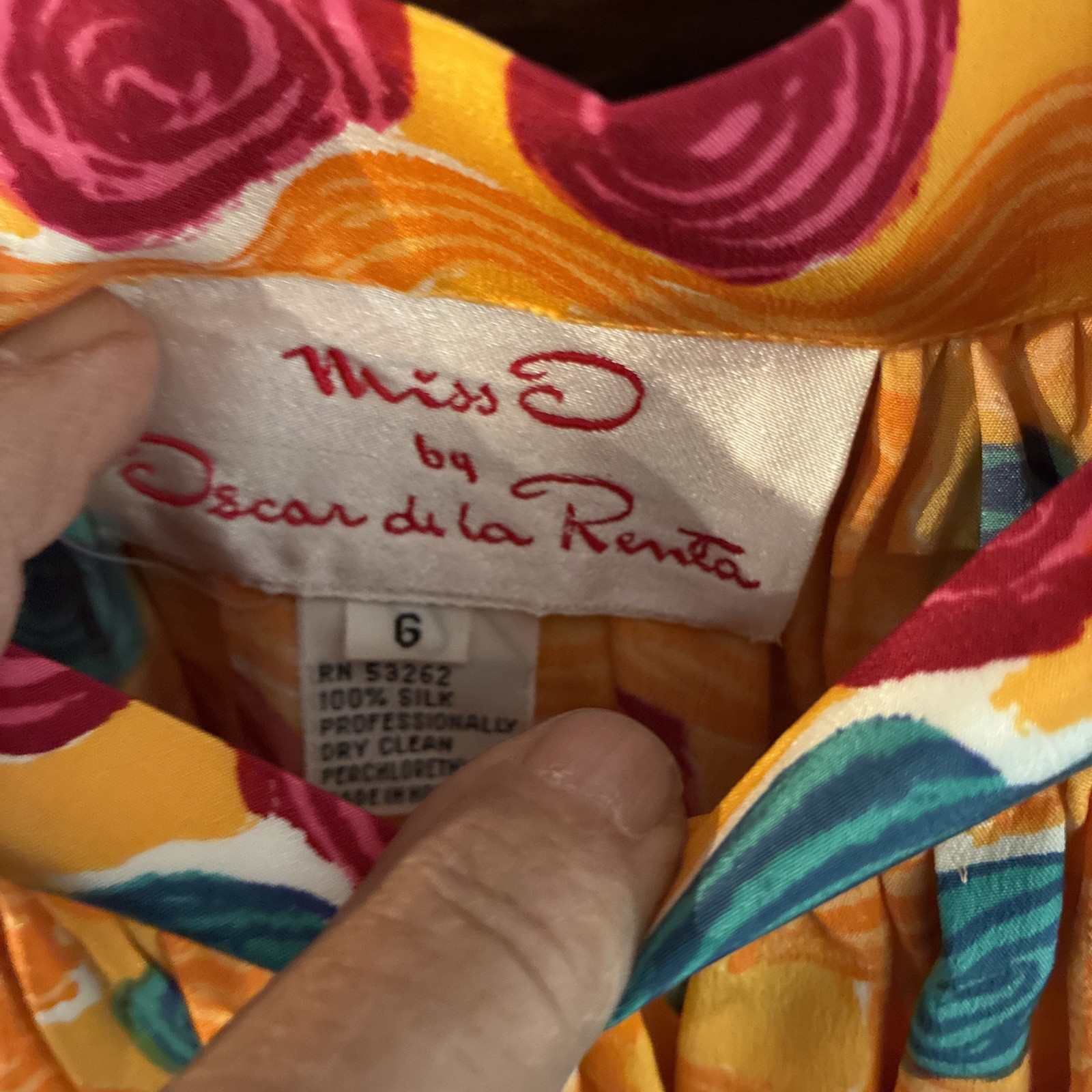VTG Miss O By Oscar De La Renta Pleated Midi Aztec Skirt RUNS SMALL Size 6 Boho