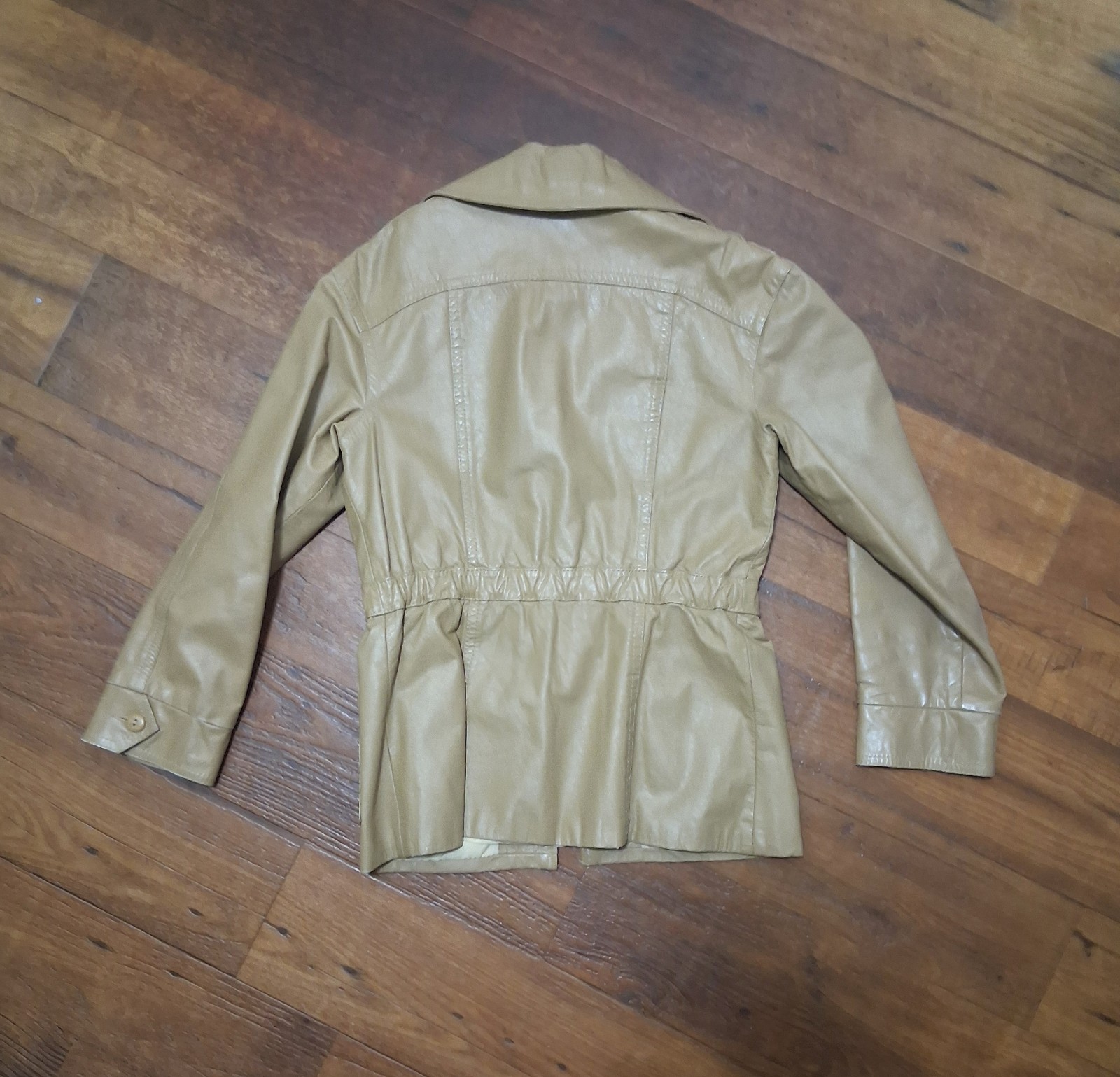 Women’s Vintage 1970s Split End Leather Jacket Made In Argentina