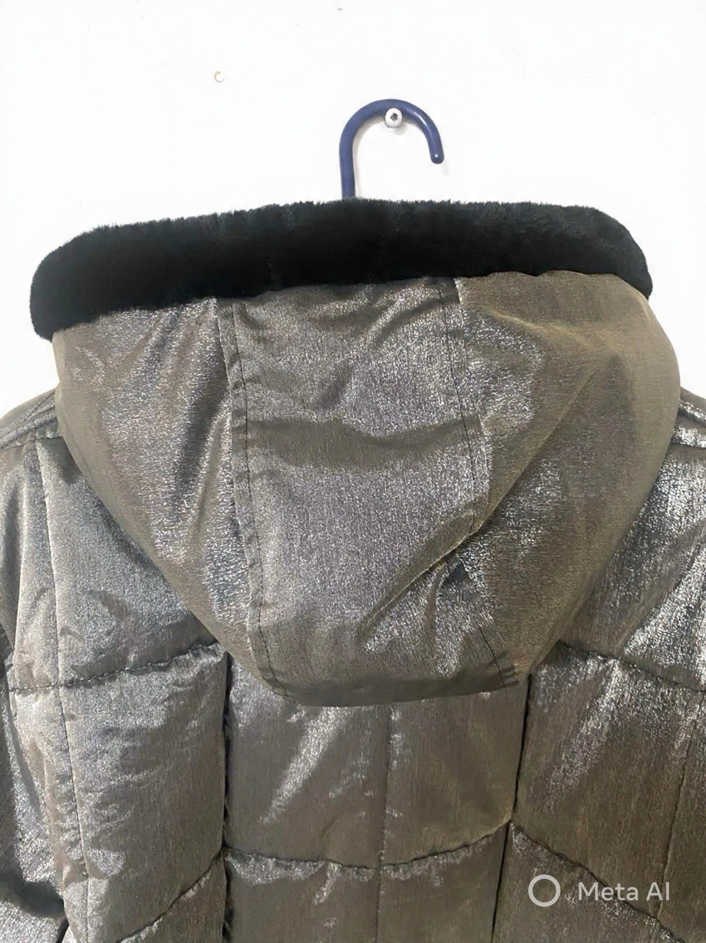 Vintage Expressions Metallic Silver/Puffer Jacket xl tall (16)