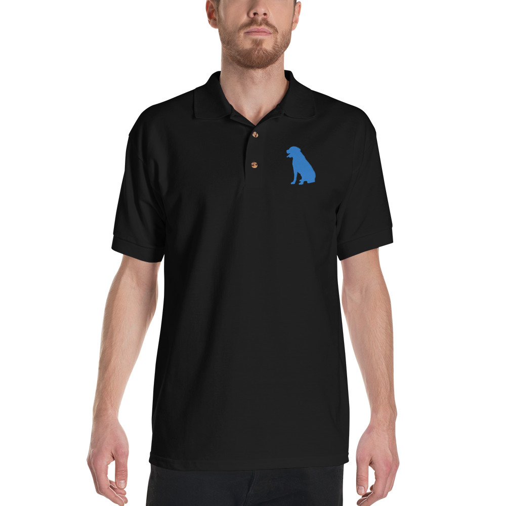 Dog Polo Tshirt,Fun Dog Pet Embroidered Polo Shirt,Size S M L XL 2XL RELAXED FIT
