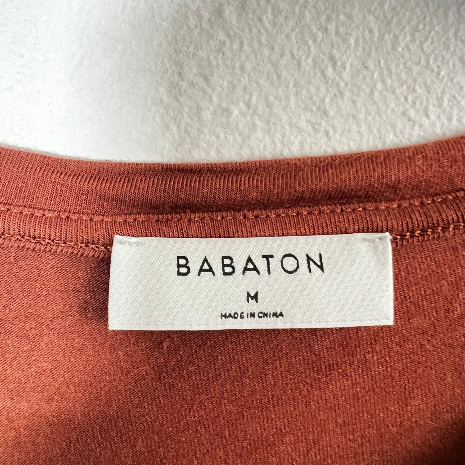 Aritzia Babaton Long Sleeve Top Brown Medium Fitted Soft Casual Retro