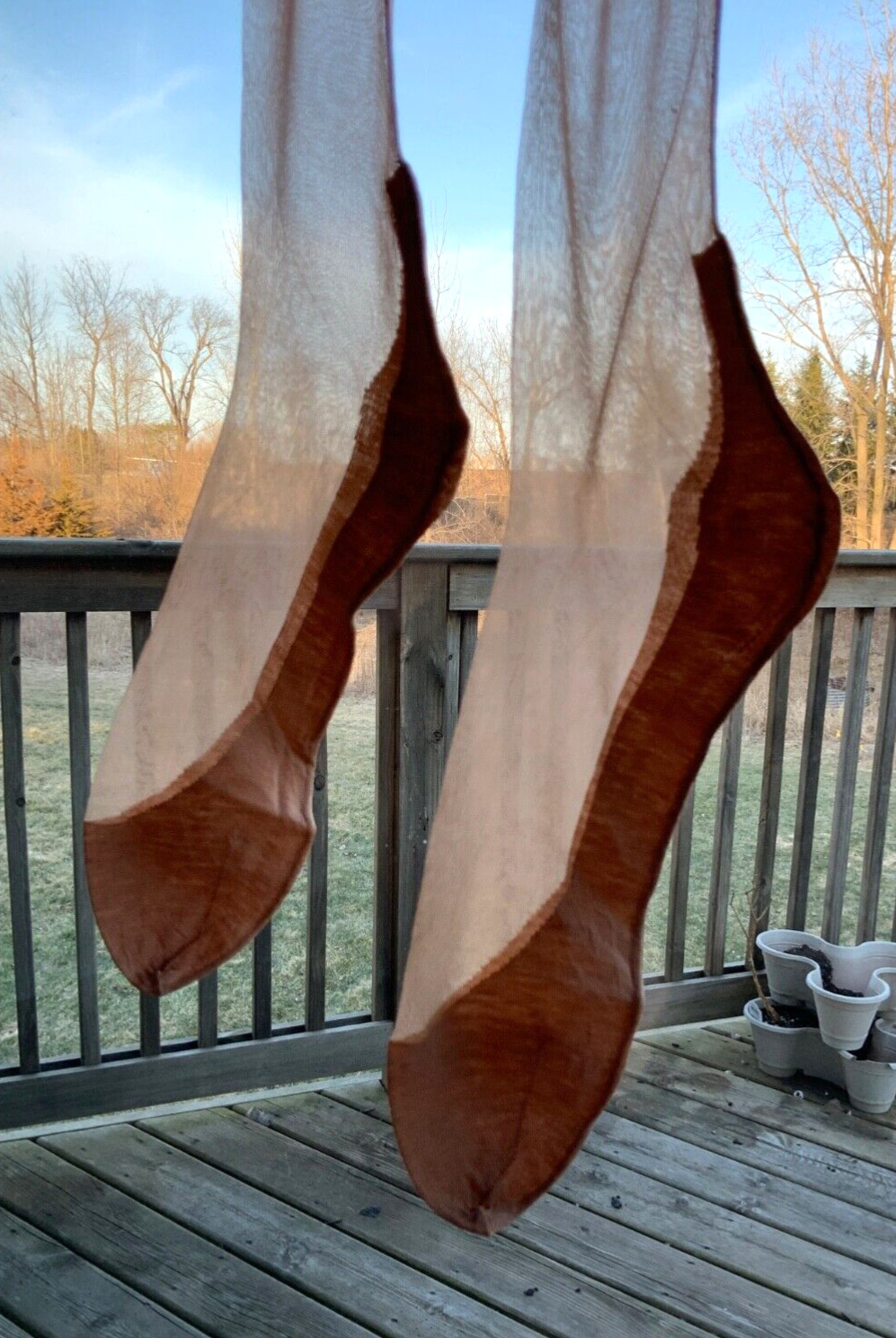 NEW 1940s Doyelle Vintage WWII Sheer RAYON Stockings CUBAN HEEL Back Seam – 10.5