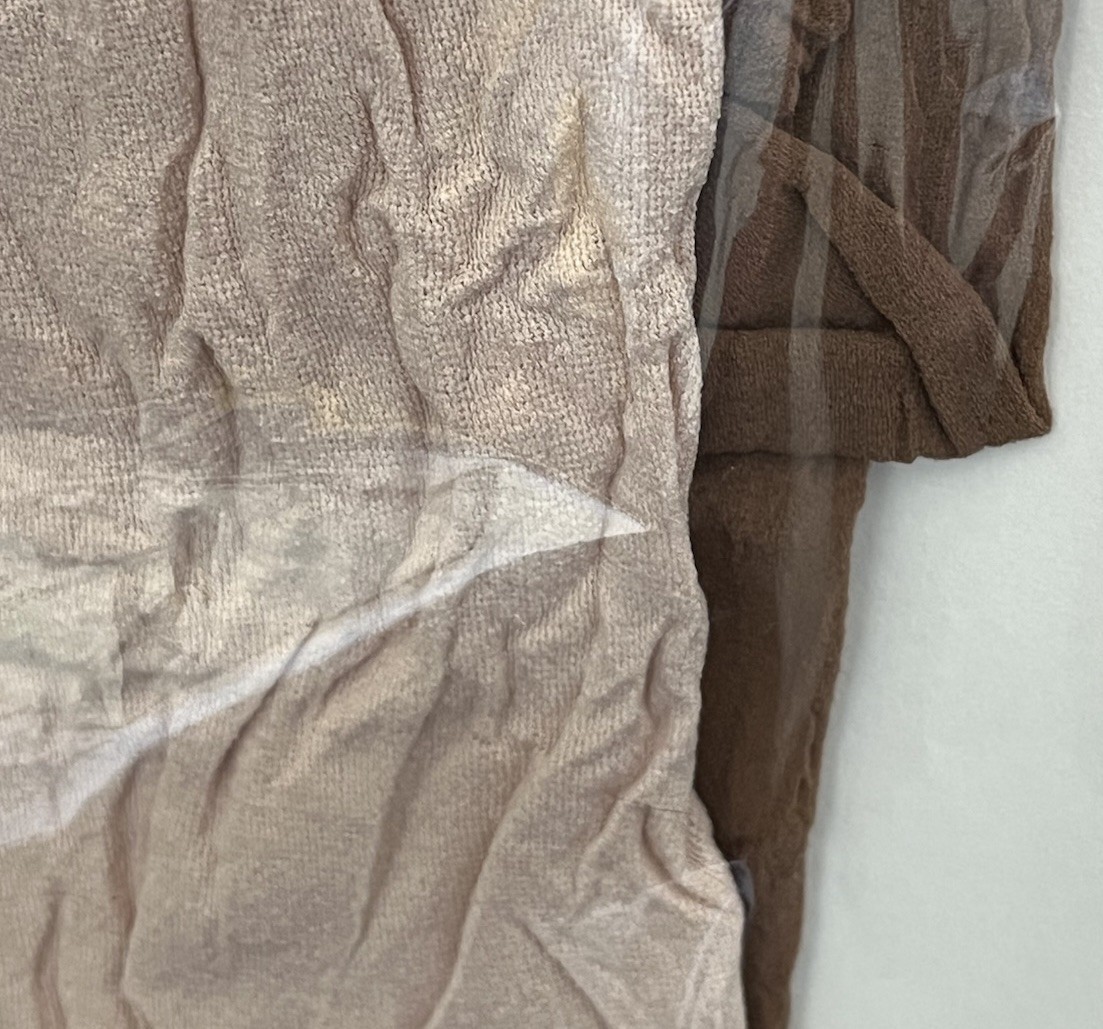 Vintage Nationals New Panty Panty-Hose Size C Brown Beige Sandlefoot
