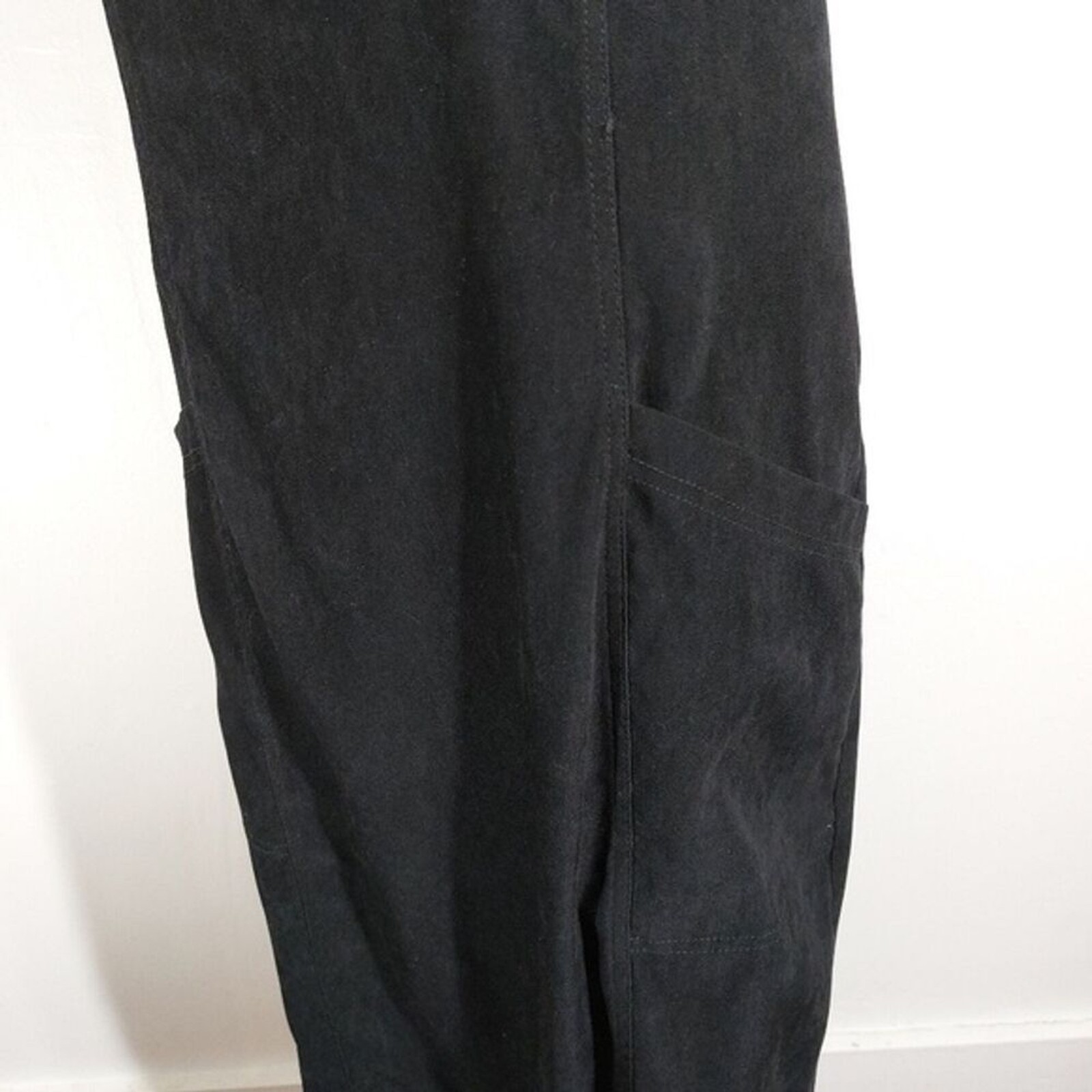 Dressing Clio Black Black Faux Suede Midi Maxi Sleeveless Dress Size M