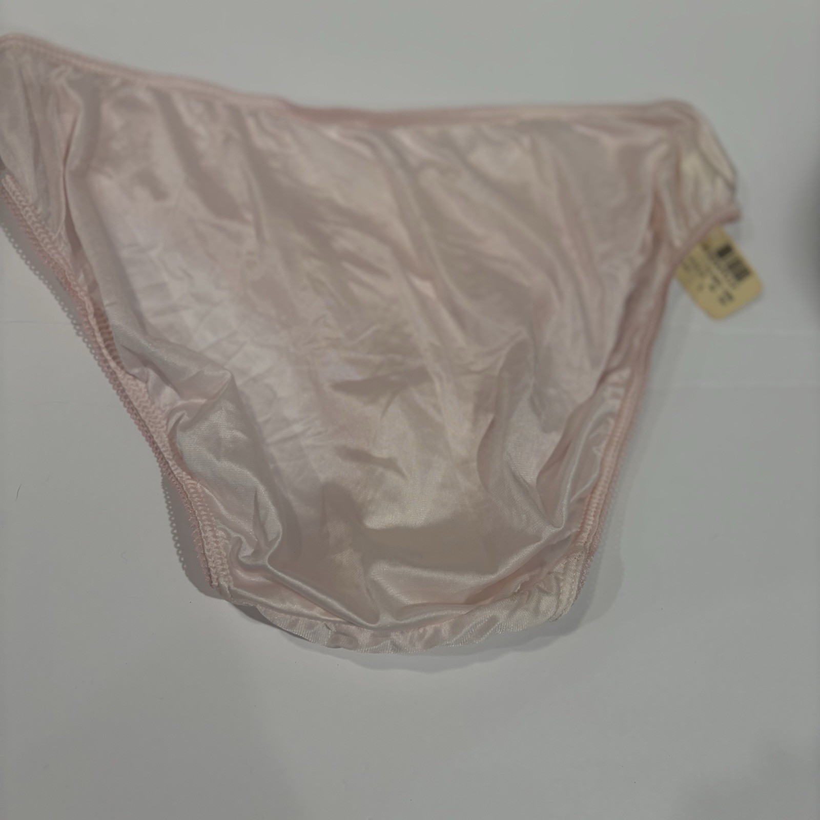 Vtg VICTORIAS SECRET Satin Panties Lot Gold Crown Label Lace Hi Cut NWT Sz L