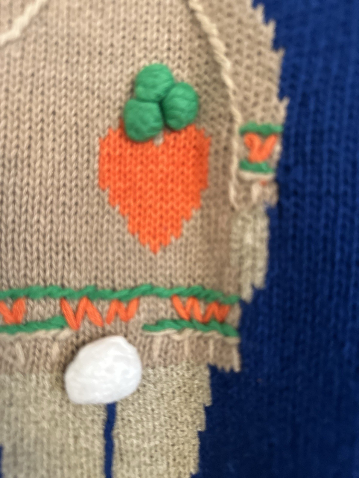 Vintage Sweater NWT Bunny Rabbit Large Grandmacore Grannycore Quaker Factory