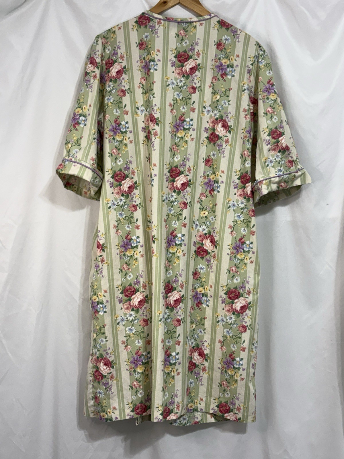Signatures By Smart Time Vintage Floral Nightgown W Sz 1X Cottagecore Country