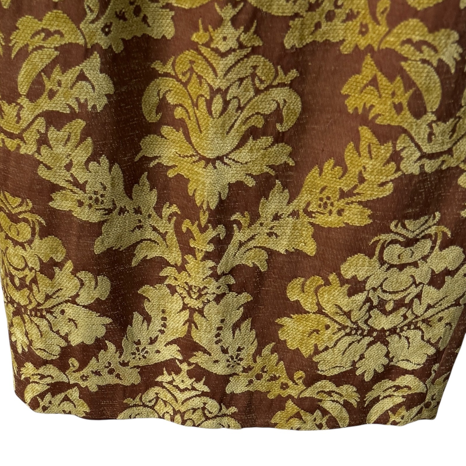 Vintage Donna Vinci Couture Pencil Straight Skirt 8 Tapestry Textured Lined W30″