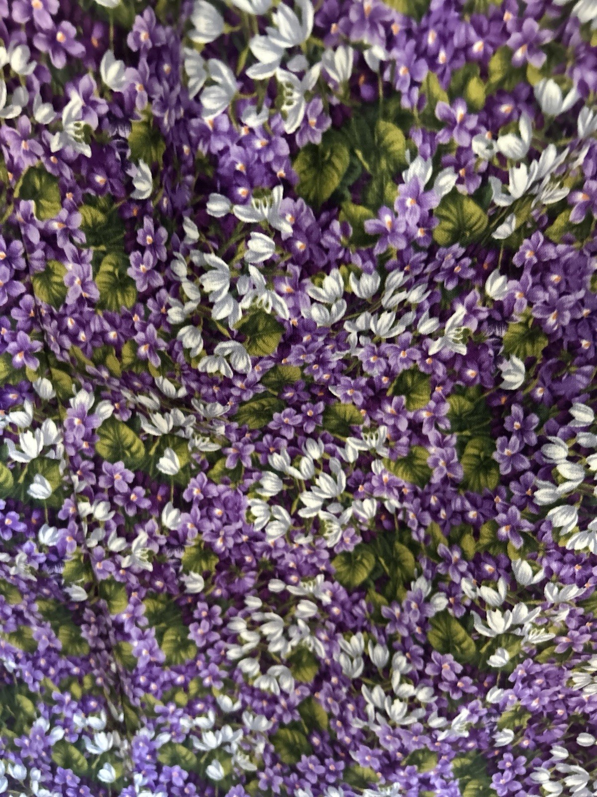 Vintage Embroidery With Purple Floral Top
