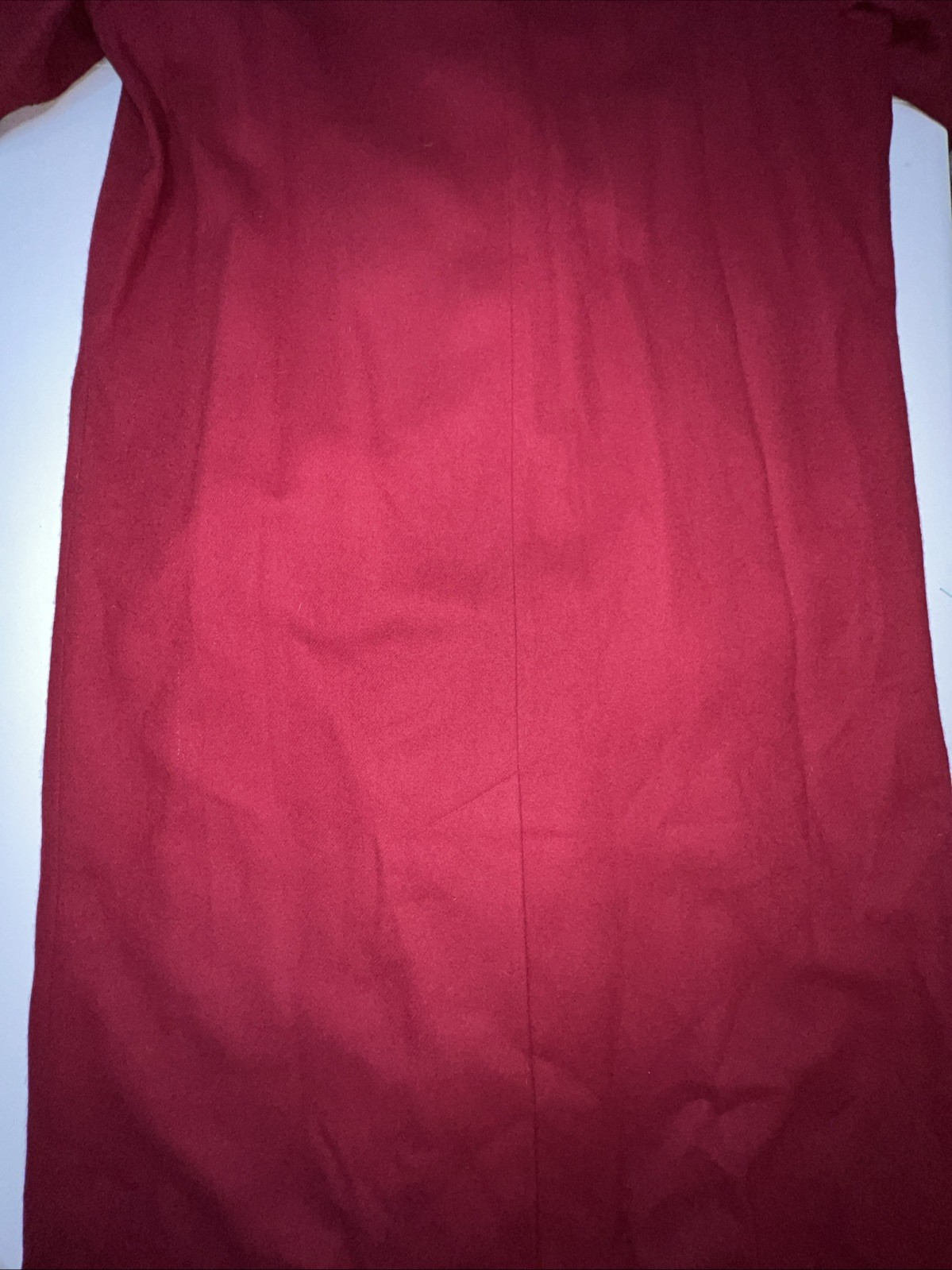 Vintage Bromley collection overcoat women’s 10 wool red Double breasted lined