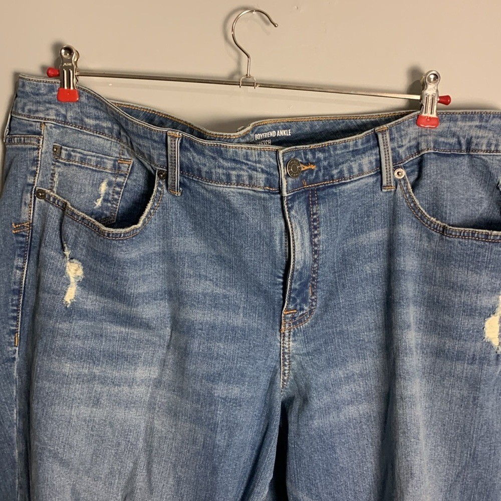 Torrid Perfect Boyfriend Ankle Vintage Stretch Mid-Rise Jean 22R