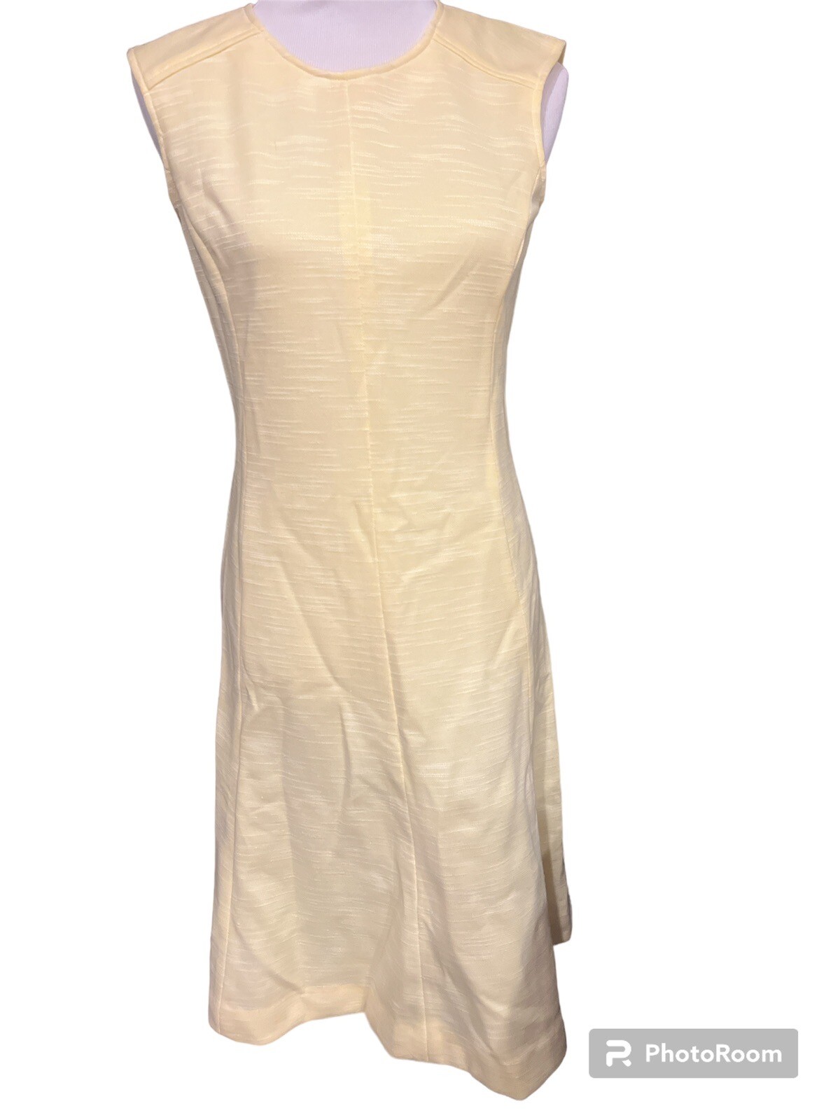 Vintage Dress ALAMOR By Joan Sparks New York Buttercup Soft Yellow Classic