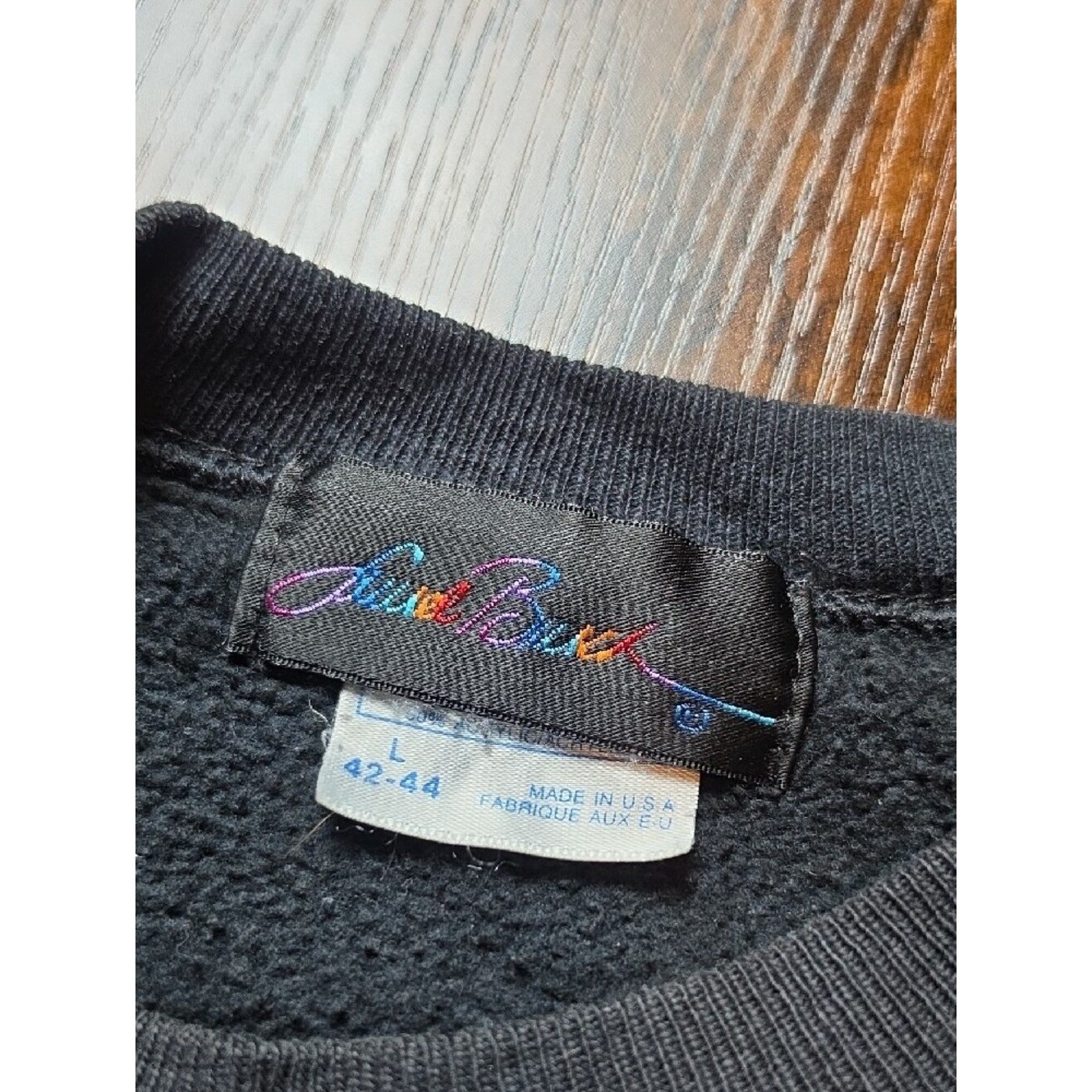 LAUREL BURCH | Vintage 80s Free Spirit Dancing Autumn Moon Sweatshirt Hanes | L
