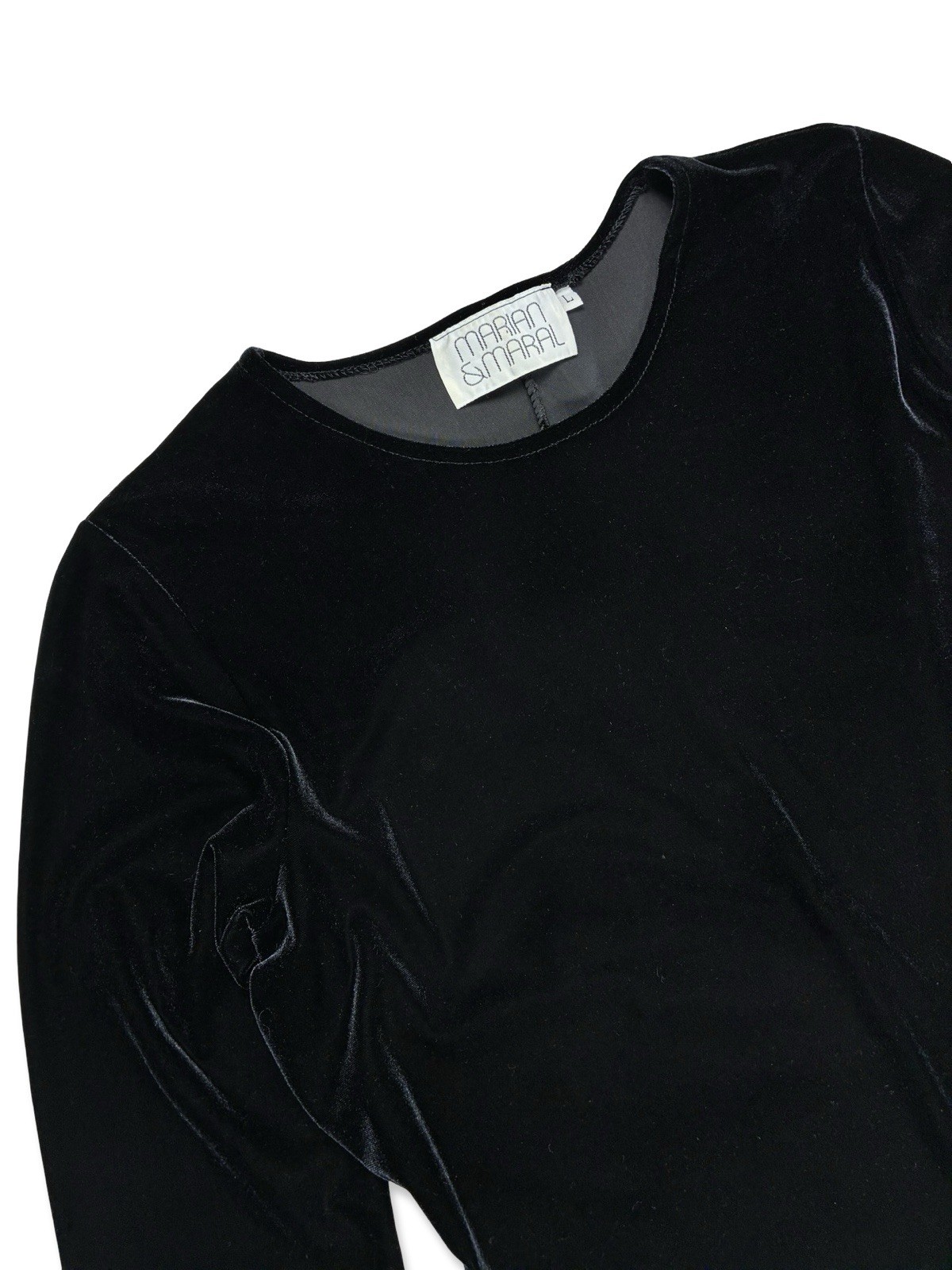 Marian & Maral Women’s VTG 90’s Black Velvet Sheath Dress Whimsigoth Witchy L