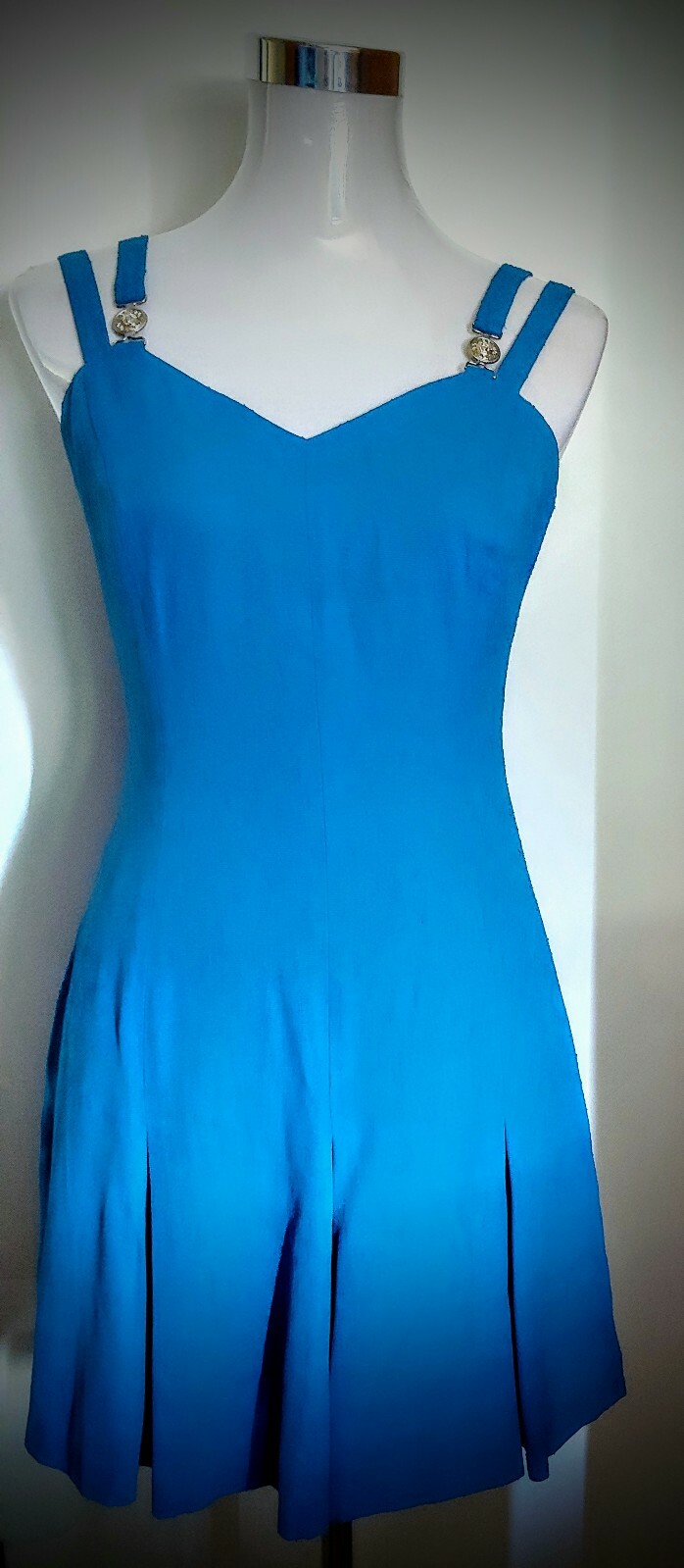 DRESS woman 90’s VERSACE JEANS COUTURE SIZE 30/44 approx S/M made in Italy Rare