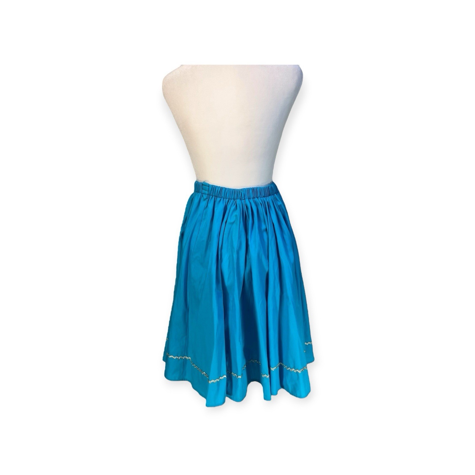 VTG COUNTRY WESTERN SWING SAIL BOAT CIRCLE SKIRT MOD COSTUME YACHT RESORT DANCE