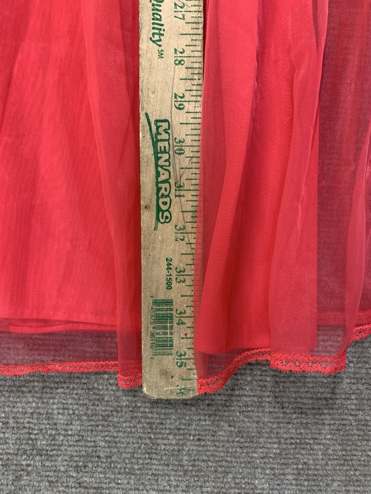 Vtg Van Raalte Pink Chiffon Babydoll Dress Castlecore Whimsy Dainty Nightgown Sm