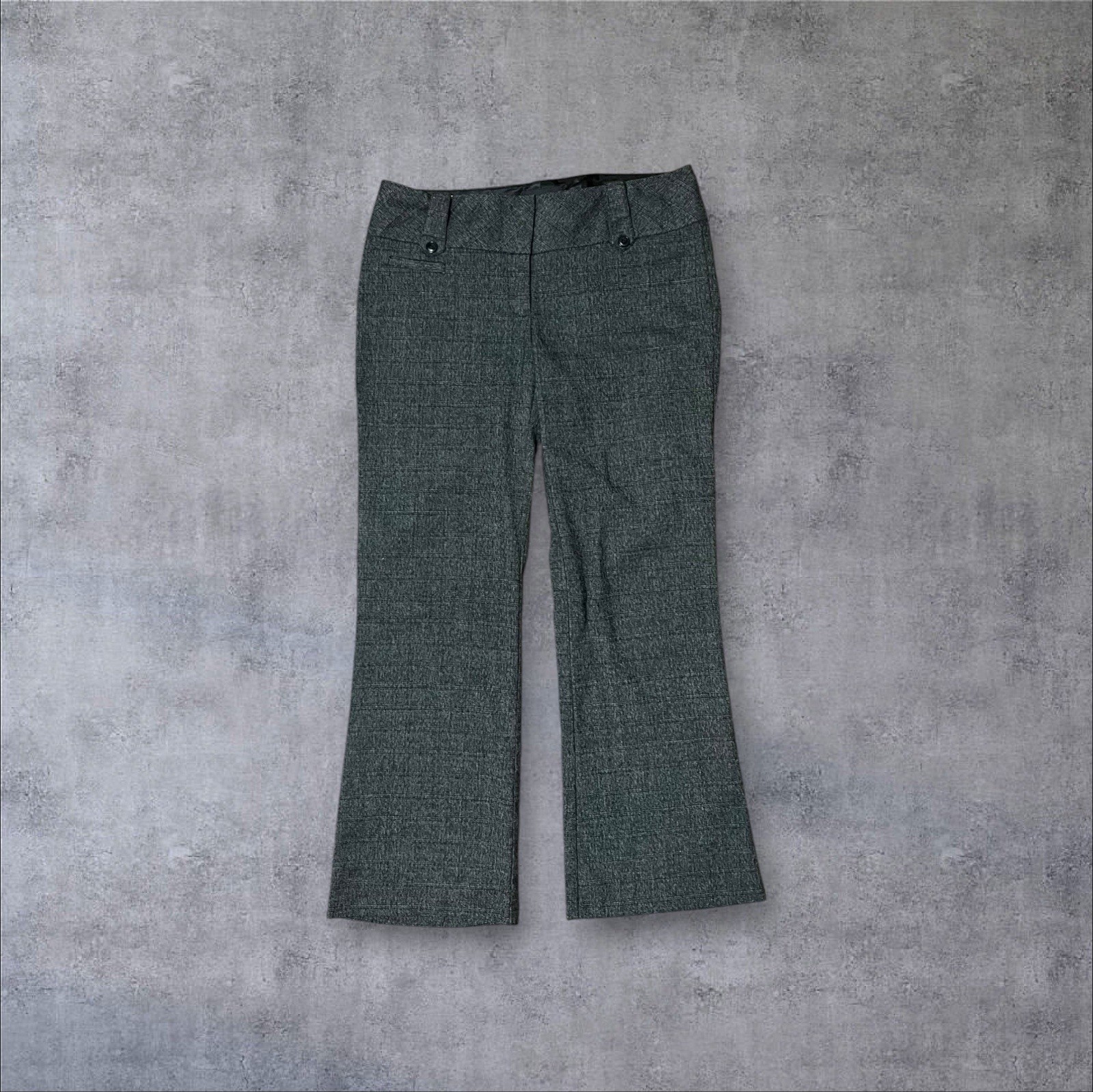 Vintage y2k / 2010s Twenty One Low Rise Sz 11 Gray Pattern Trousers