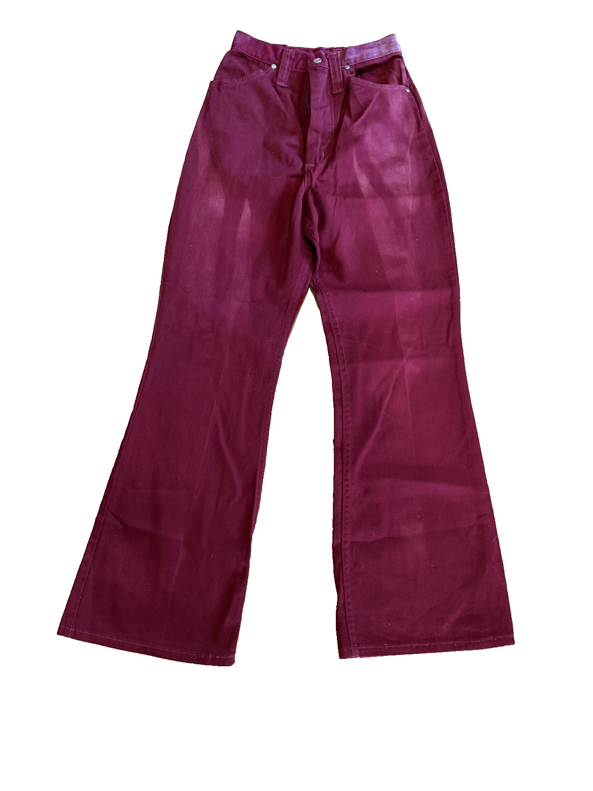 Vintage Maverick blue bell jeans Magenta Size 10 Inseam 29” Bell Bottoms B5