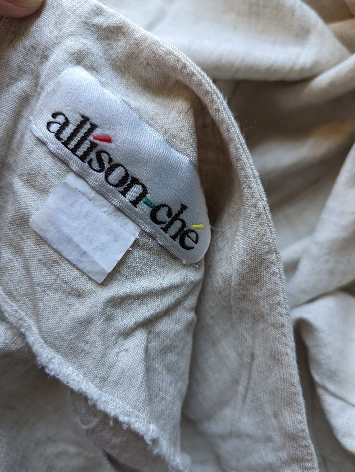 Vintage Allison -Che Linen Dress