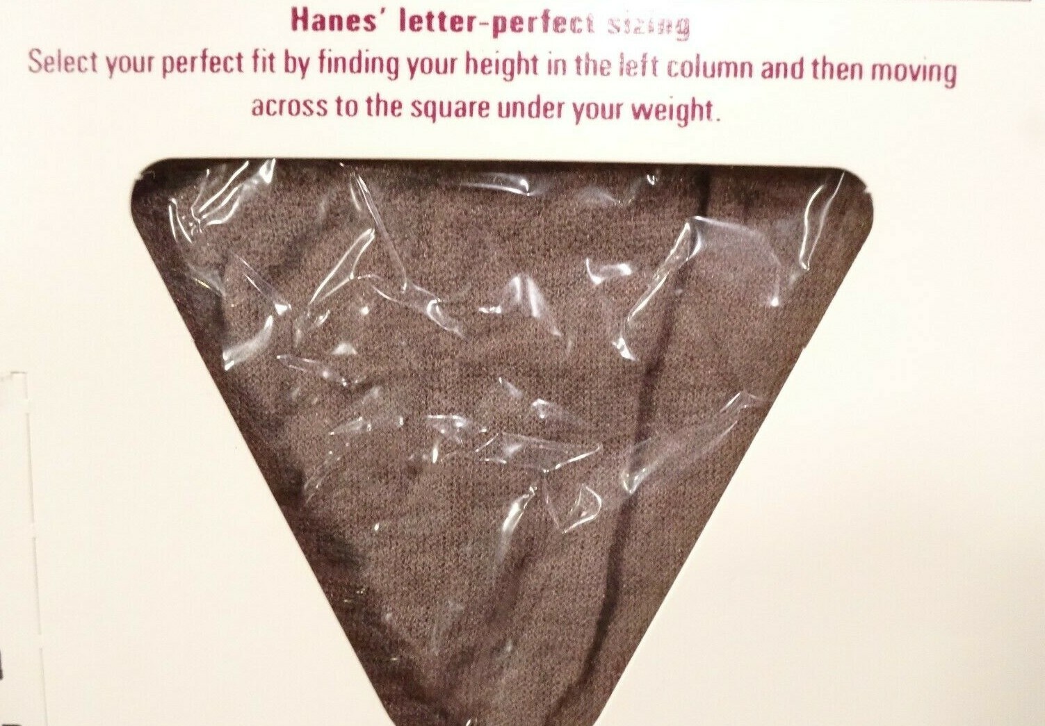 Vtg Hanes Silk Reflections Control Top Pantyhose Style 717 / Sz AB / Town Taupe