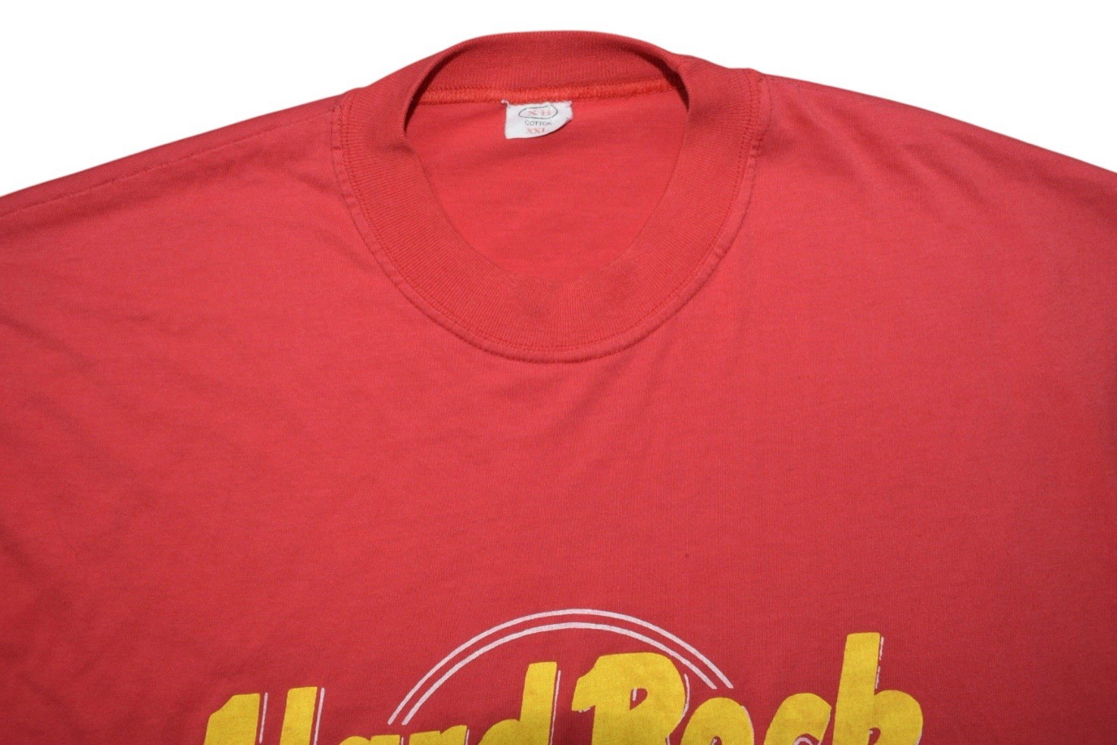 Vintage Hard Rock Cafe Saigon Vietnam T Shirt Red Graphic Cotton XXL #1627