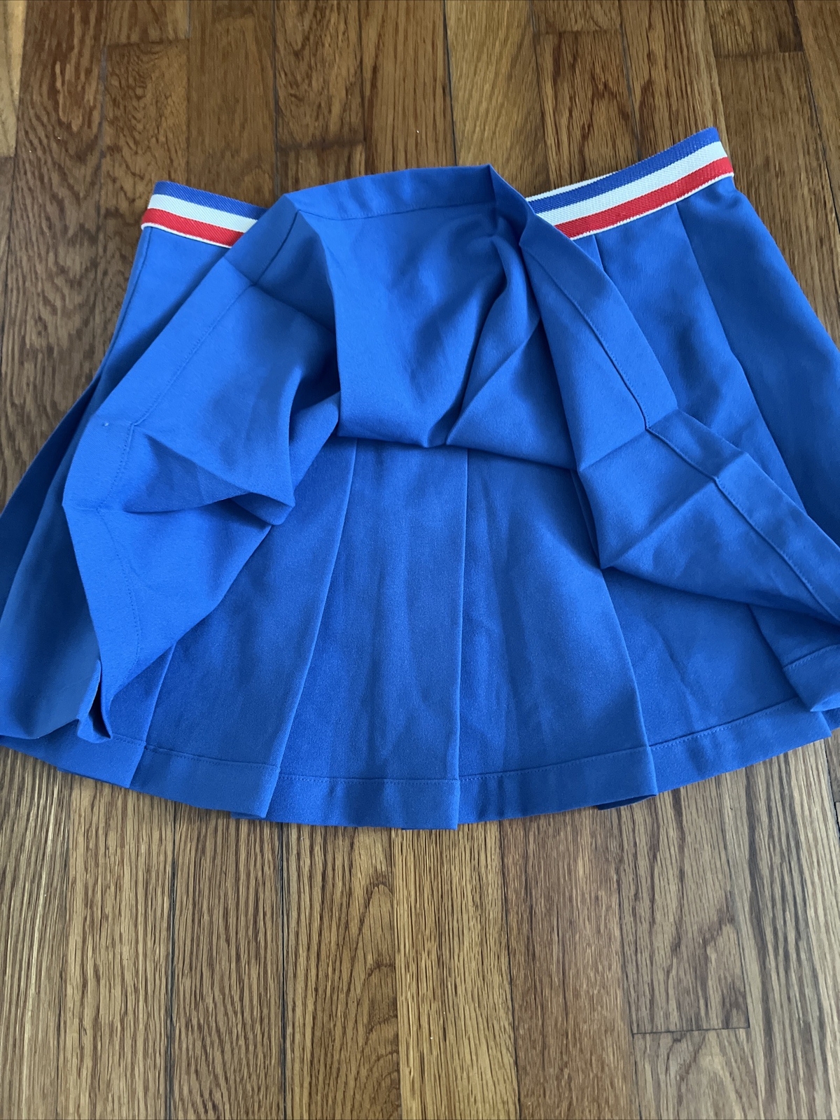 FILA Vintage Women’s Mini Skirt Pleated Blue Size S (5) (O16)