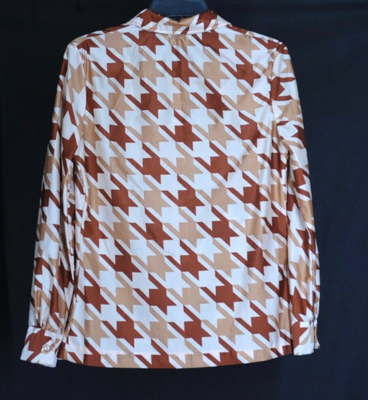 VTG Loubella Extendables 70’S Disco Shirt Women’s Top Size S Butterfly Collar