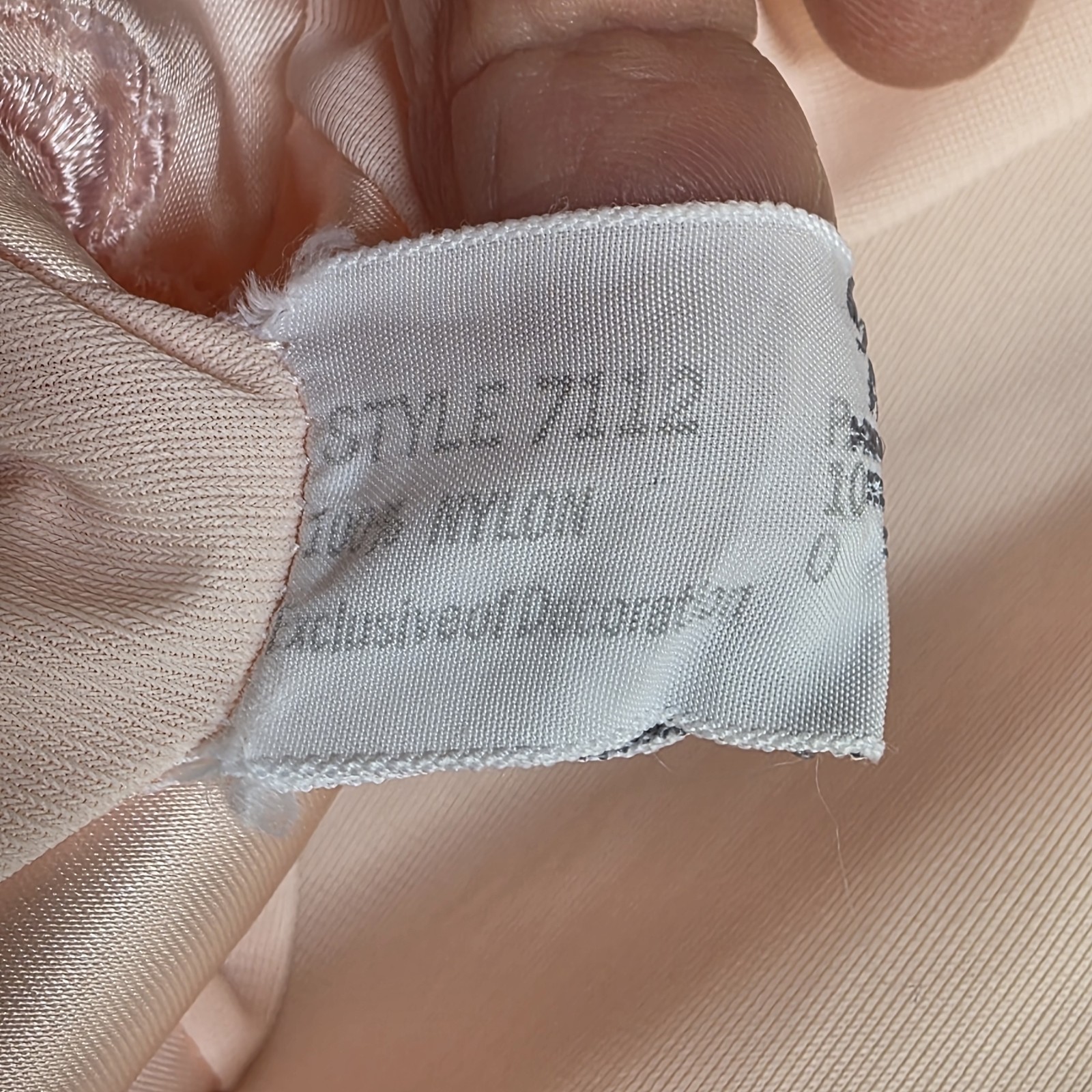 Gossard Artemis Vtg 50-60s Nylon Robe Housecoat Button/Zip Med Pale Pink