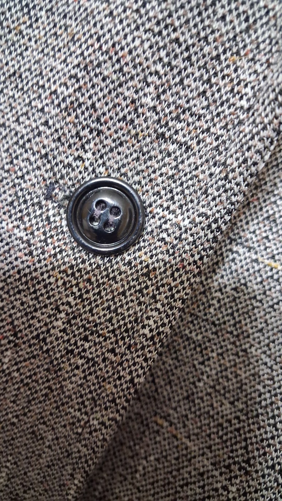 Bodin Knits Vintage Gray Tweed No Wrinkle 1970s Gray Tweed Suit Jacket