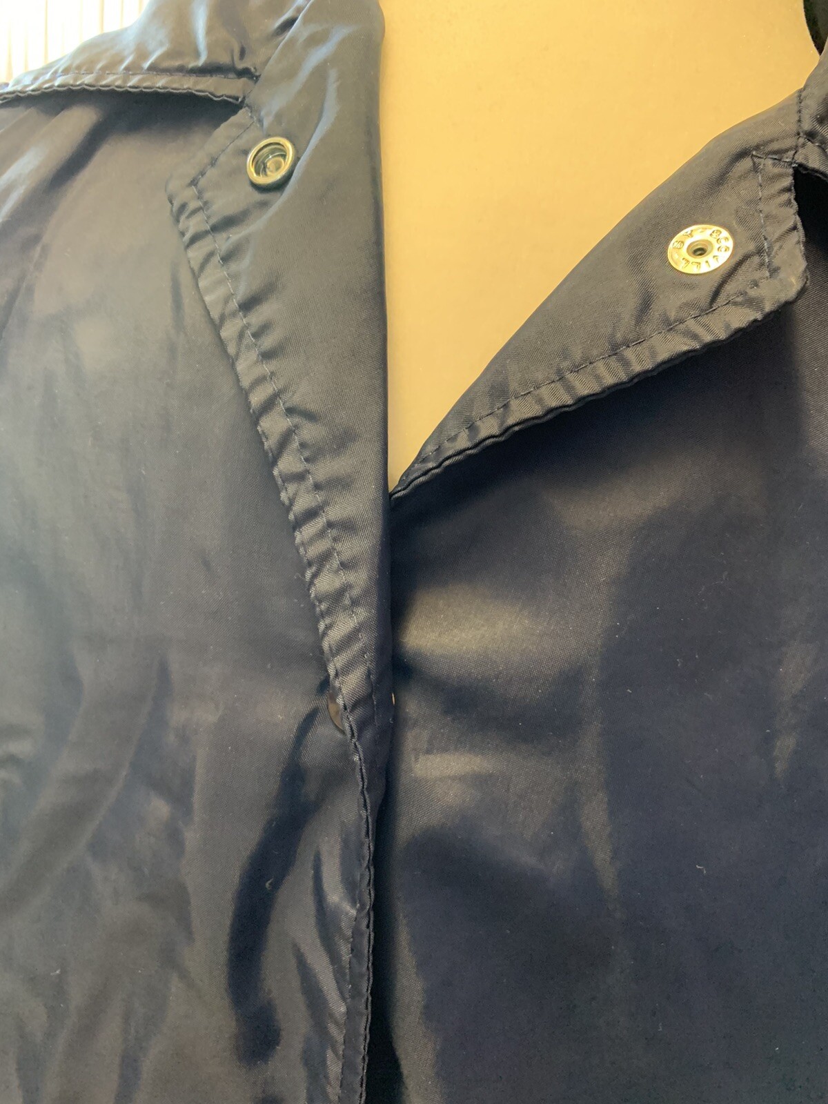Vintage 1990’s NEW Sears Blue Coach Snap Up Lined Windbreaker Women’s SZ Med