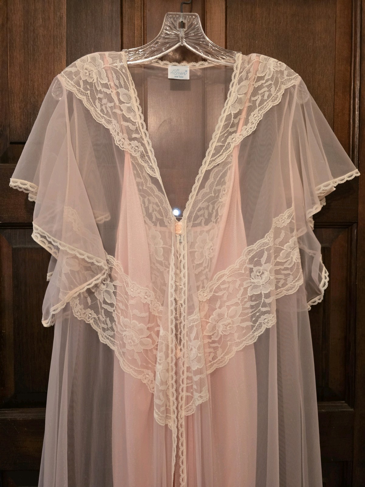 Vintage Soft Moments Negligee/Peignoir Nightgown