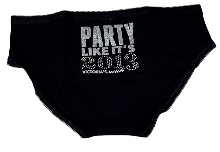 New Vintage Victoria’s Secret Signature Hiphugger Panty Party Like It’s 2013, S