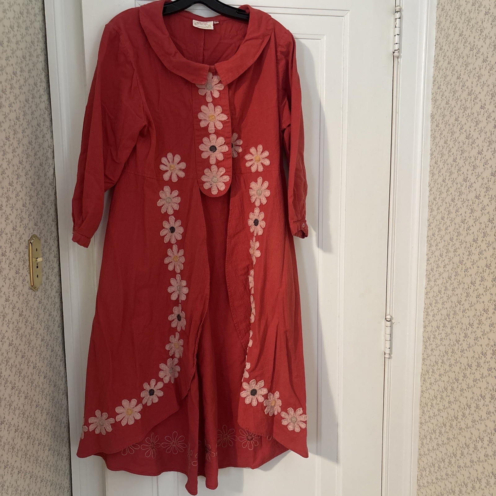 Paper Lace Boho Duster Coat Floral