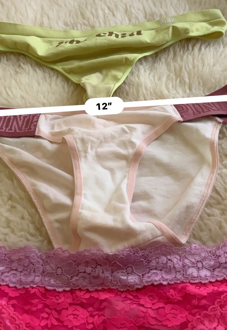 Vintage Lote 4 Pink/victoria Secrets Mic Pantis #5370