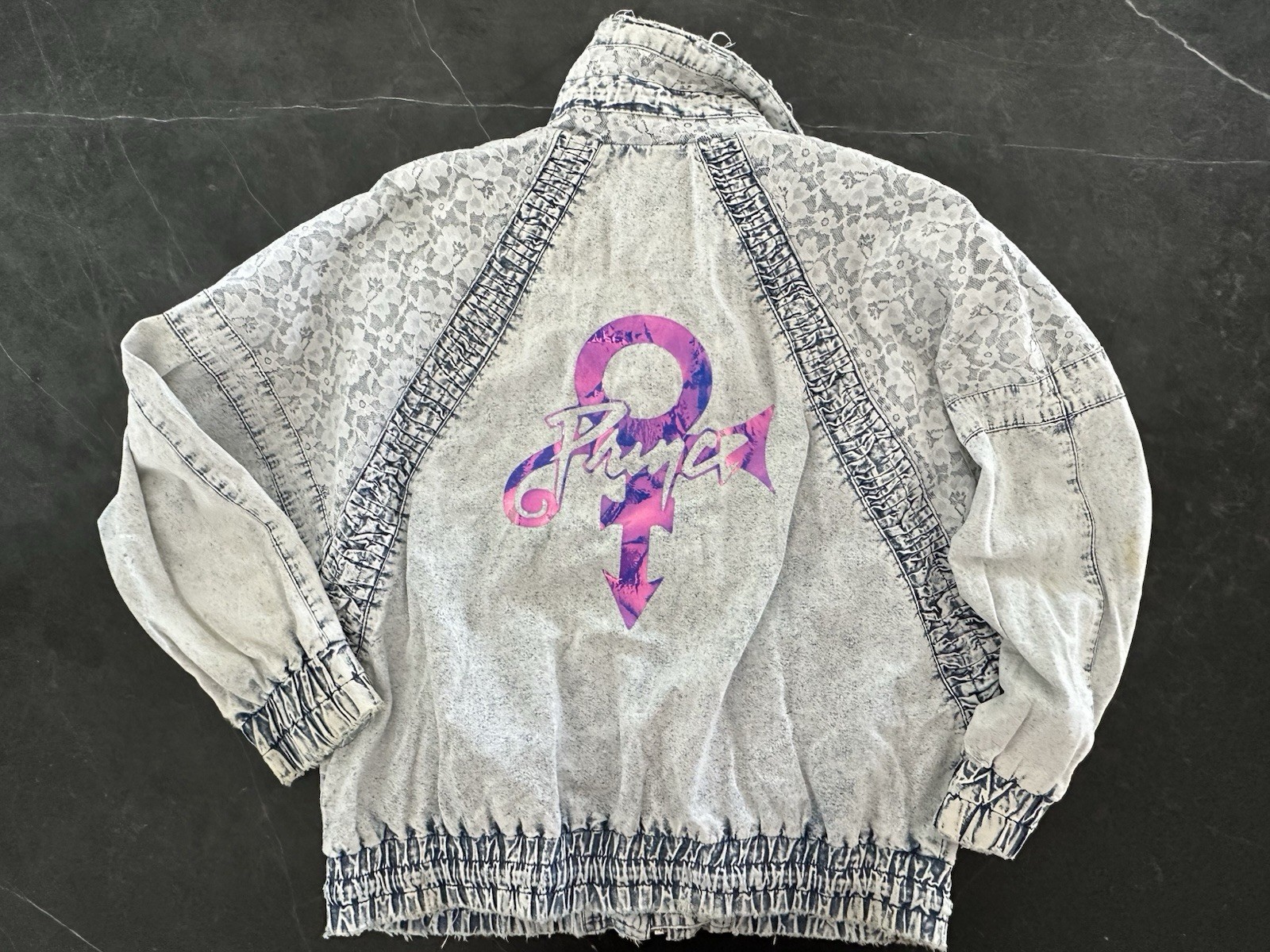 Vintage 80s Prince Small Stonewashed Denim Jacket — BaNd TeE ConCerT JeAn S