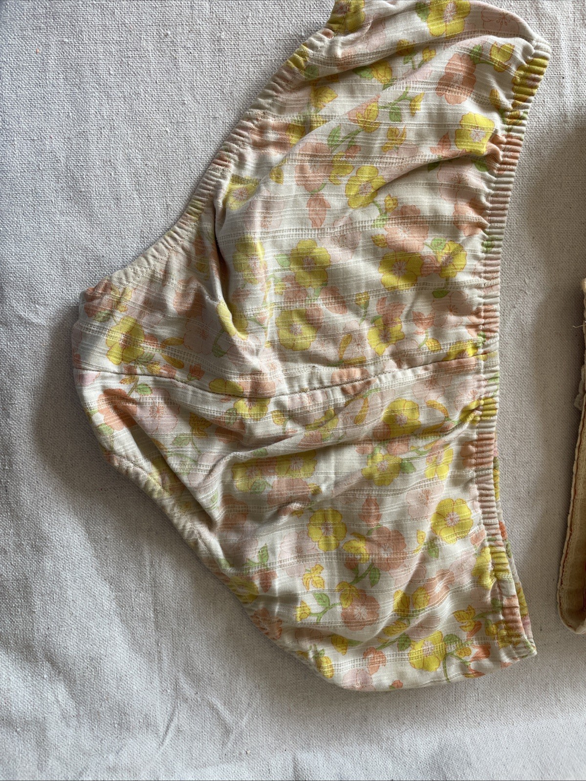 Vintage Swimsuit Bikini Pink Yellow Orange Sears Roebuck Size 9