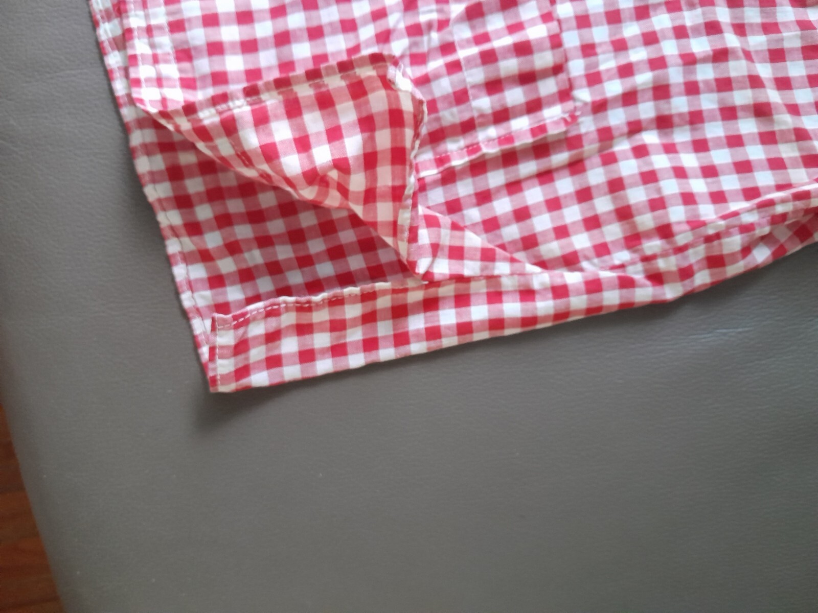 1950S LADIES BLOUSE TOP ROCKABILLY WESTERN CHECKS ROCK N ROLL LARGE XL