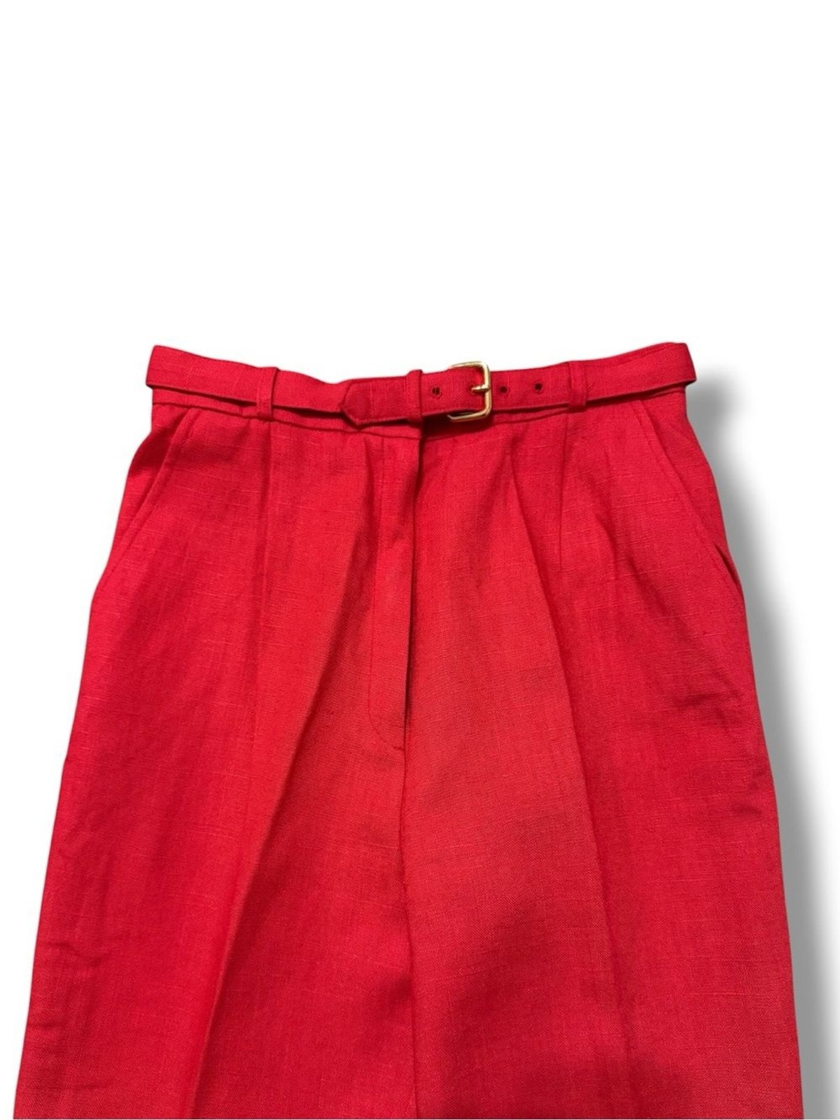 Vintage Country Suburbans Union Made Red High Rise Straight Leg Pants Size 8 USA