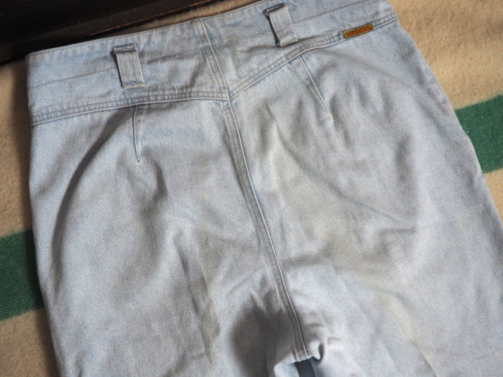 VTG 80s 90s Jordache Light Wash High Waist Mom Western 36×27 Blue Denim Jeans