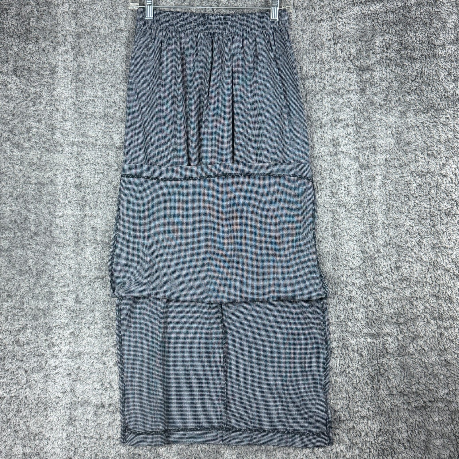 NEW Vtg Casual Corner & Co Women’s Medium 2 Piece Skirt Top Set Black White USA