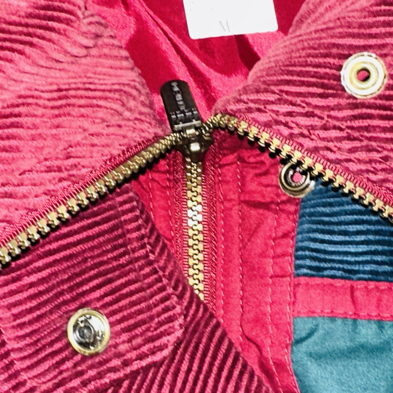 Vintage Retro 80s/90s Innovations By Izzi Ski Jacket Corduroy Aztec Panels Med