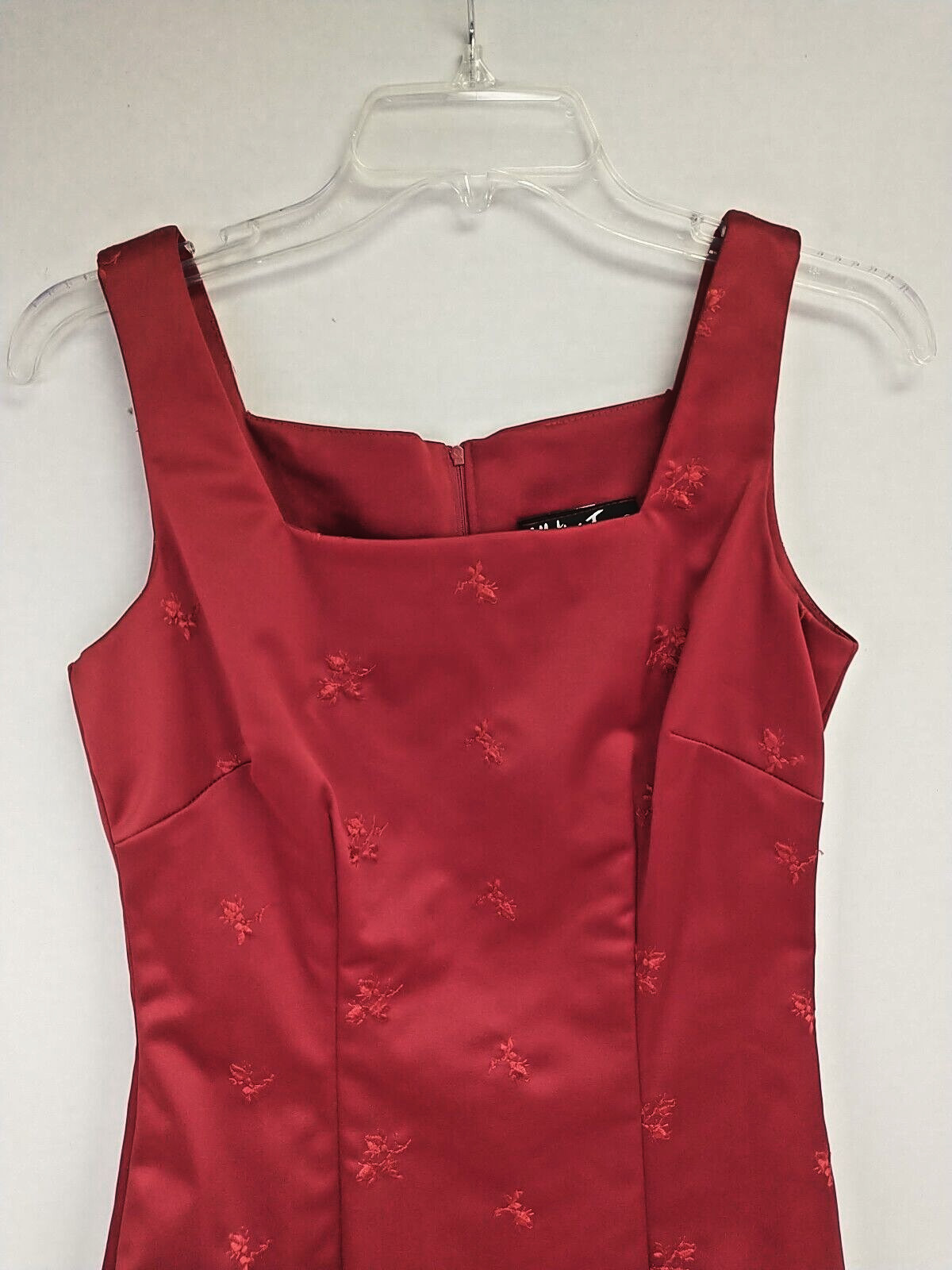 All That Jazz Women’s Vintage 1990’s Red Sleeveless Dress Size – Size 7/8 Satin