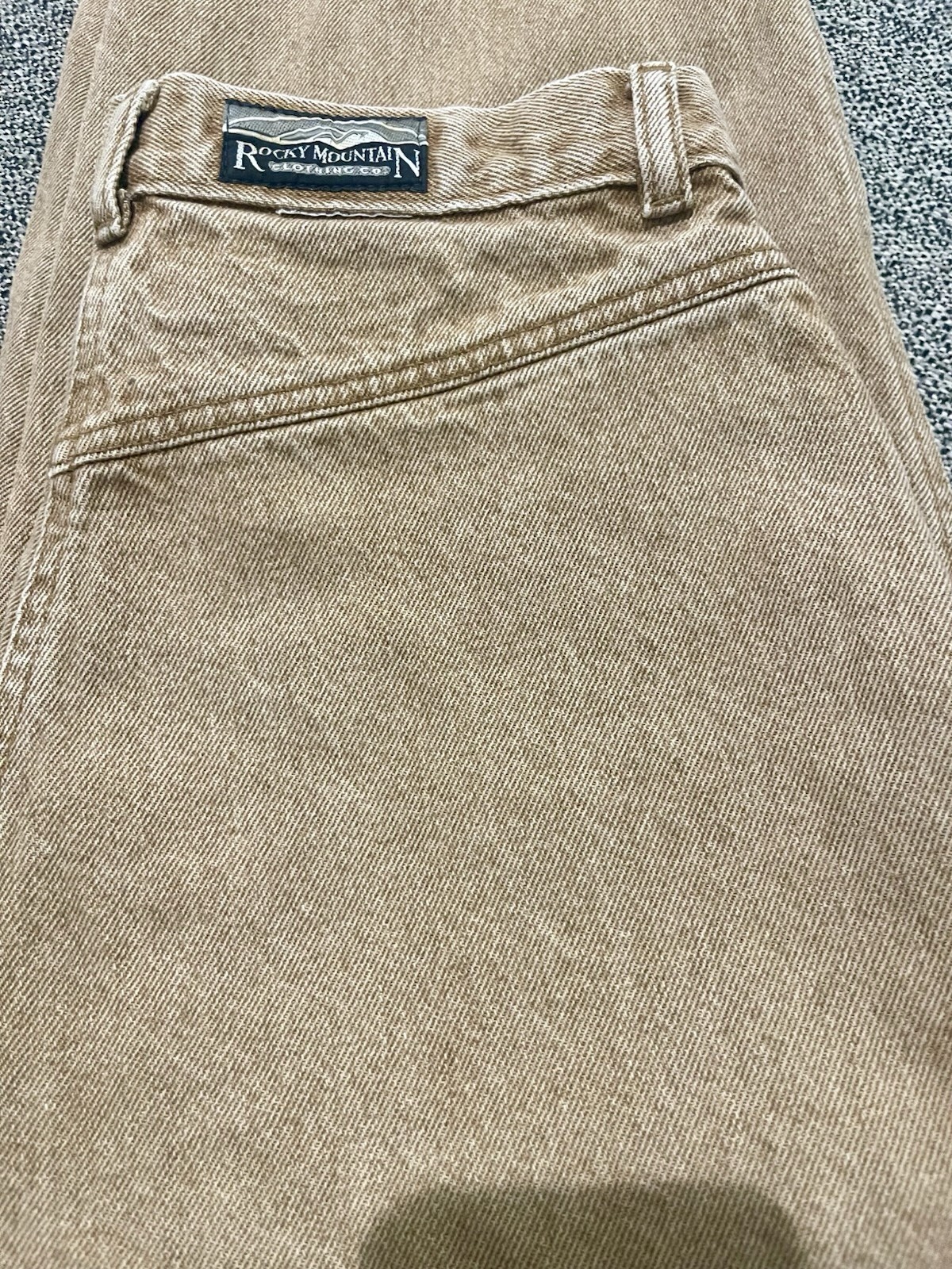 Vintage Rocky Mountain Denim Brown Women’s Jeans Button Zip Size 13/14 30X32
