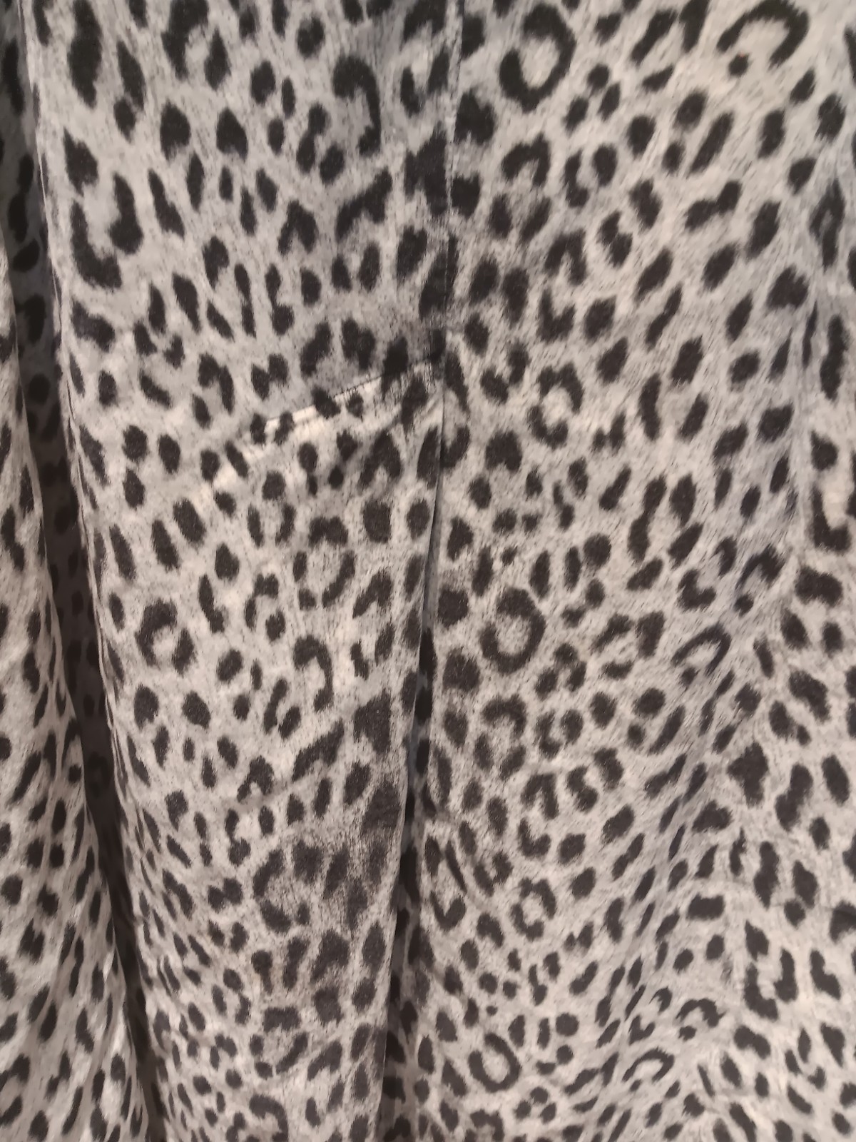 Vintage Count Romi Velveteen Leopard Print Long Coat Medium/Large USA