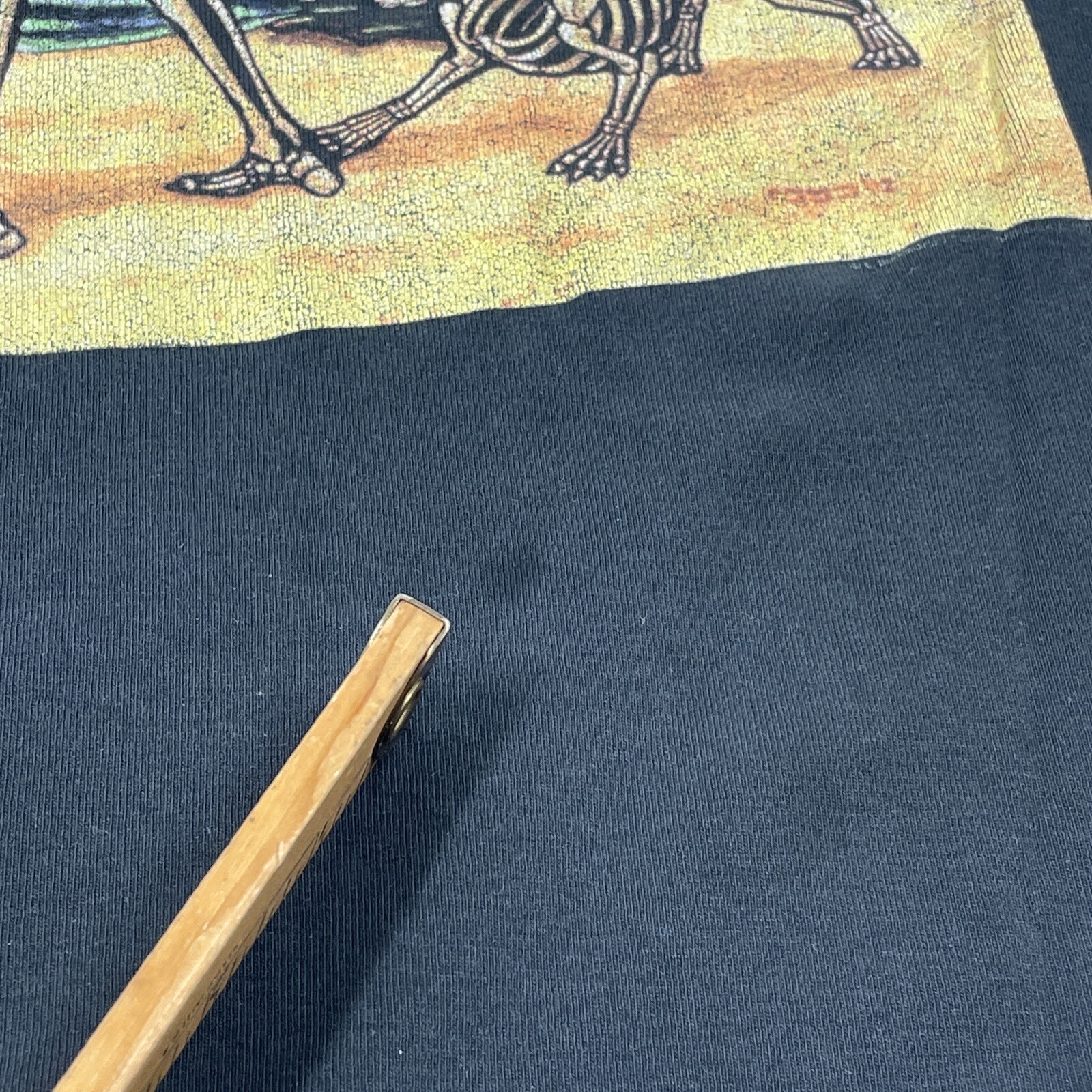 Skeleton Art Coffintone Hooded Shirt Black Long Sleeve Coppertone Parody