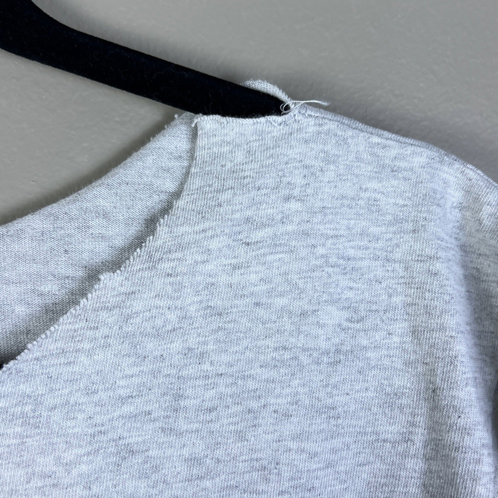 Vintage Morning Sun Lighthouse Graphic Tee Gray Raw Cut Crop Top Large 90s